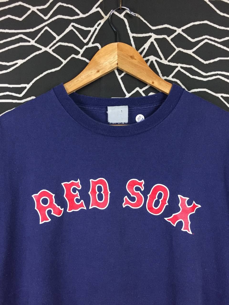 MLB × Sports Specialties × Vintage Vtg MLB Baseball Team Crew Boston Red Sox Mike Lowell Tee Size US L / EU 52-54 / 3 - 3 Thumbnail