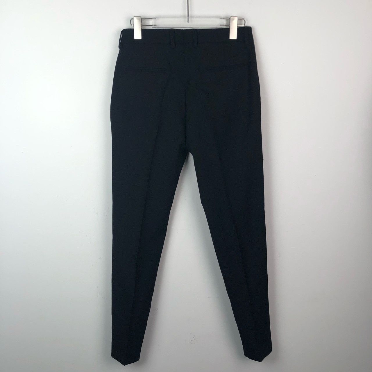 Yves Saint Laurent Saint Laurent SLP Black Mid-Waist Straight-Leg Trousers Size 26" / US 2 / IT 38 - 2 Thumbnail