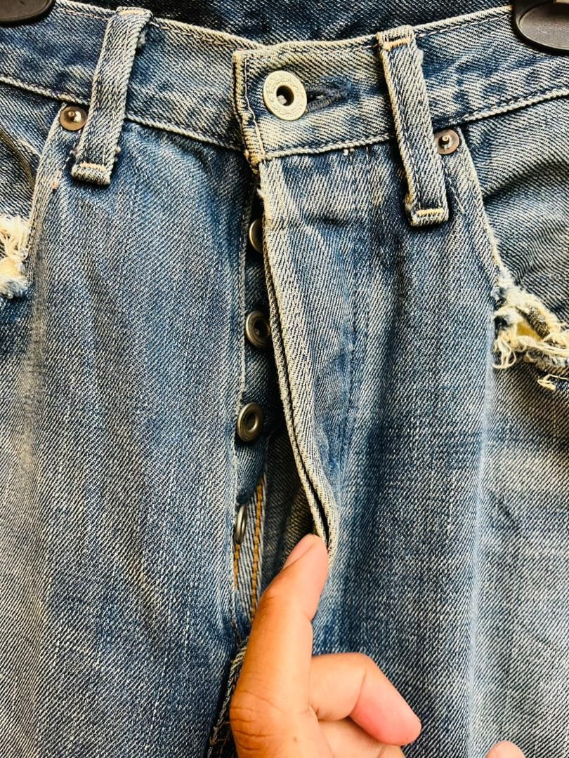 Japanese Brand × Levi's Vintage Clothing × Vintage Vintage 40s WW2 Levis Reproduction Japanese Designer Style Size US 30 / EU 46 - 5 Thumbnail