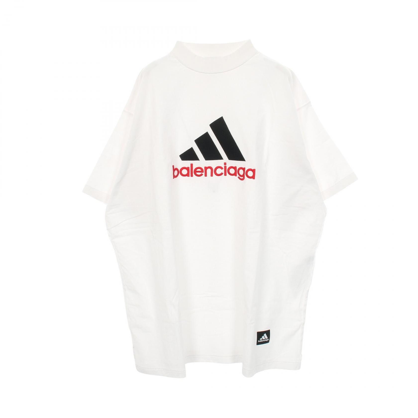 Balenciaga Balenciaga Balenciaga × adidas Cotton T Shirt Textile T-Shirts DUTY FREE for USA Size ONE SIZE - 1 Thumbnail