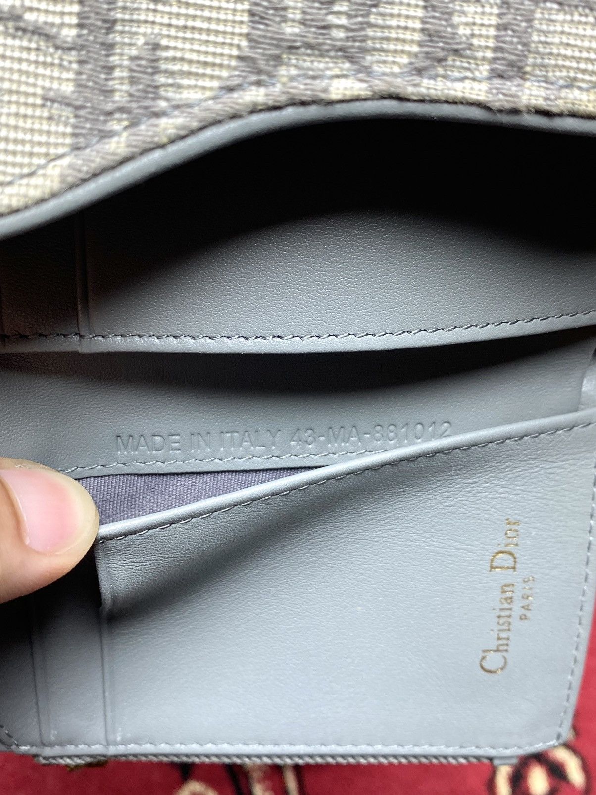 Dior Dior - Oblique Saddle Wallet Size ONE SIZE - 10 Thumbnail