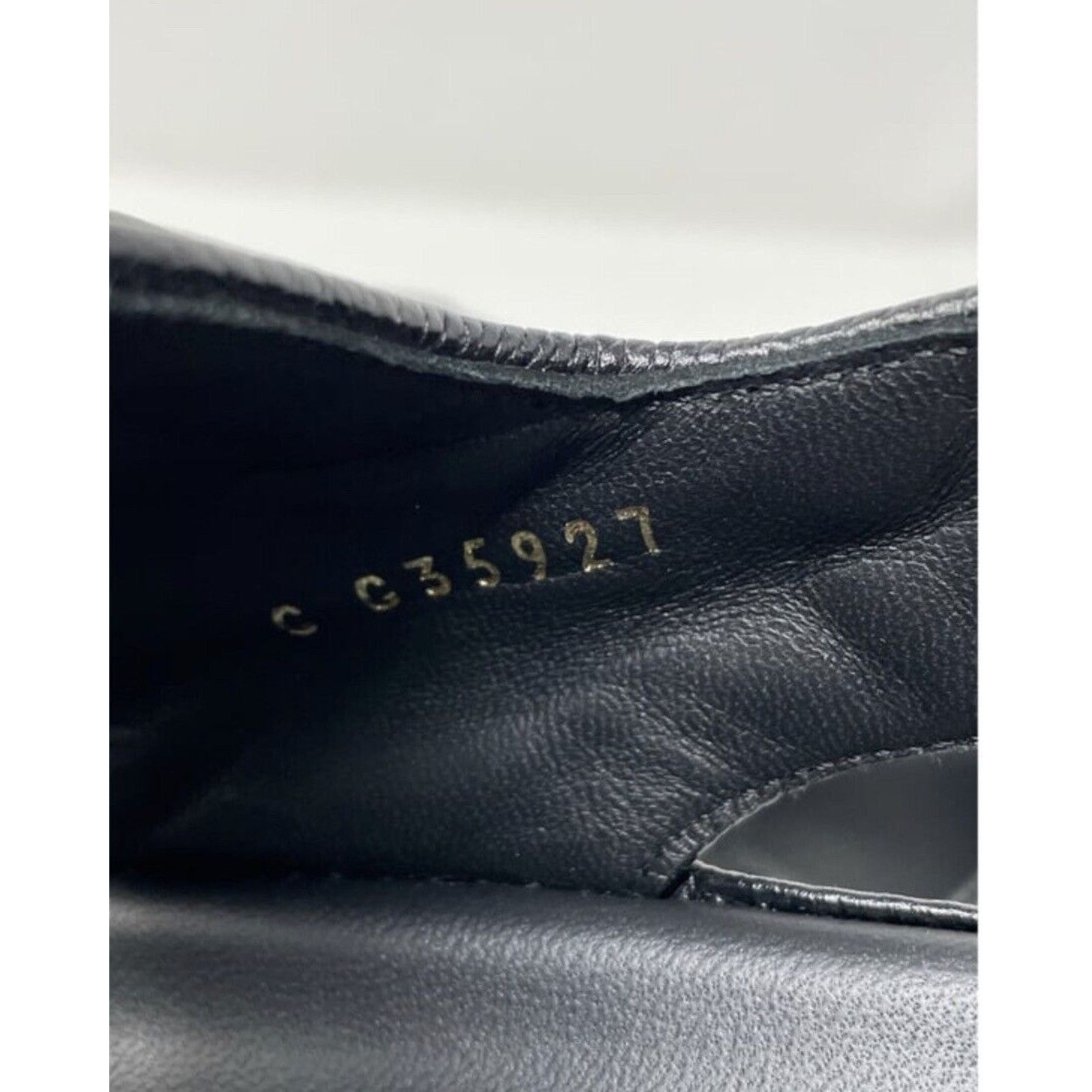 Chanel Black Leather Chain 38.5 EUR CC Quilted Flats Dad Sandals Size US 7.5 / IT 37.5 - 8 Thumbnail