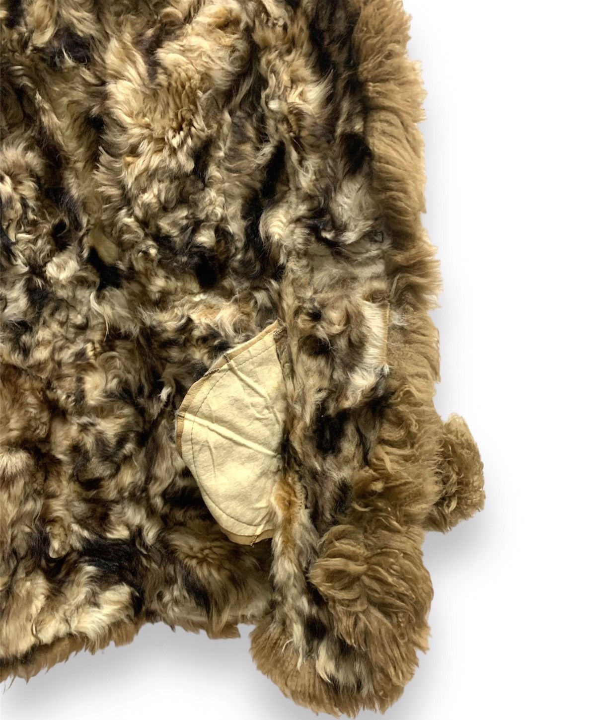 If Six Was Nine Vintage Patchwork Shearling Sheepskin Coat Size M / US 6-8 / IT 42-44 - 15 Thumbnail