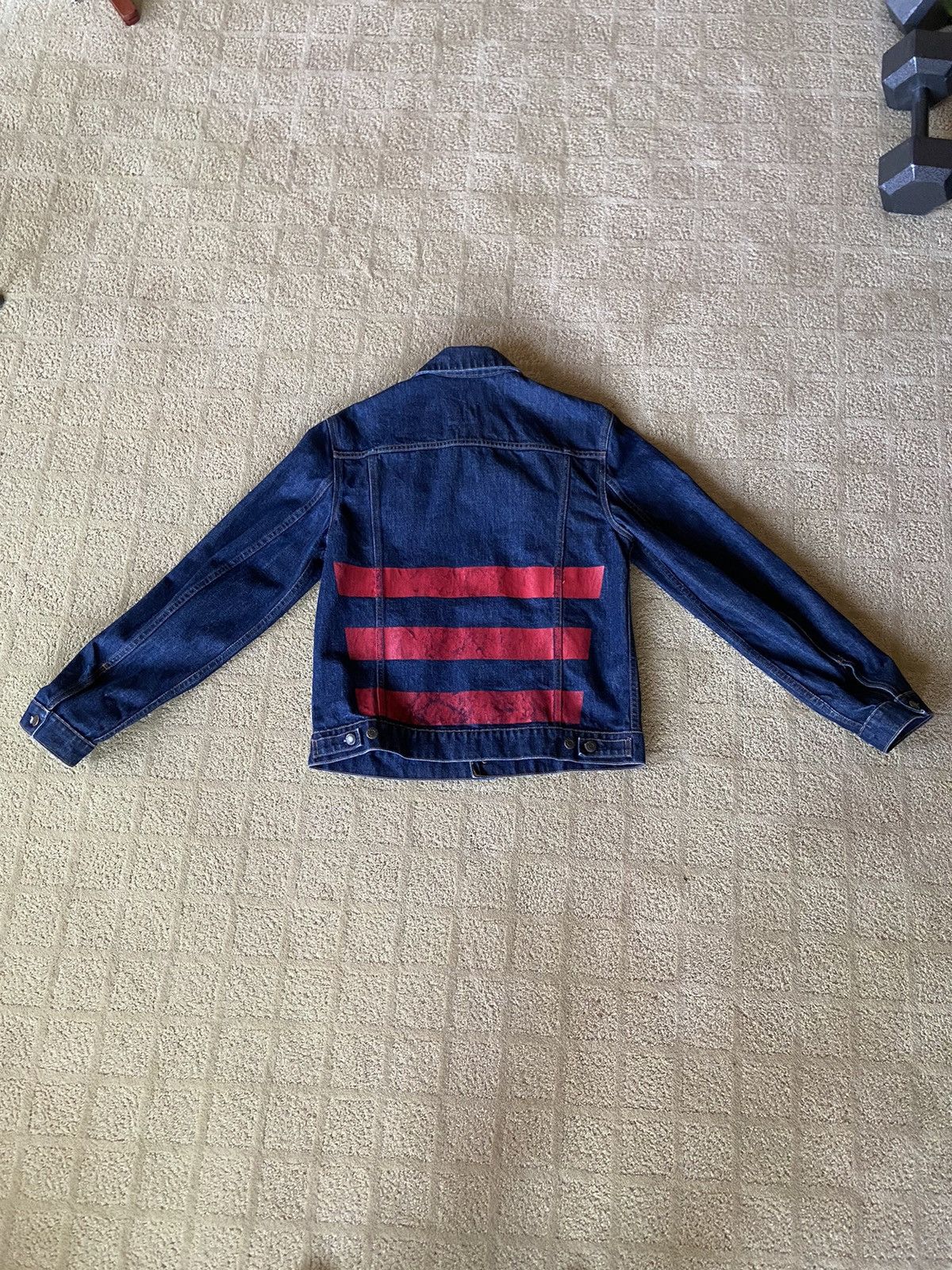 helmut lang reedition 赤ストライプ　赤ペンキ　ジャケット Helmut Lang Red Jacket | Grailed