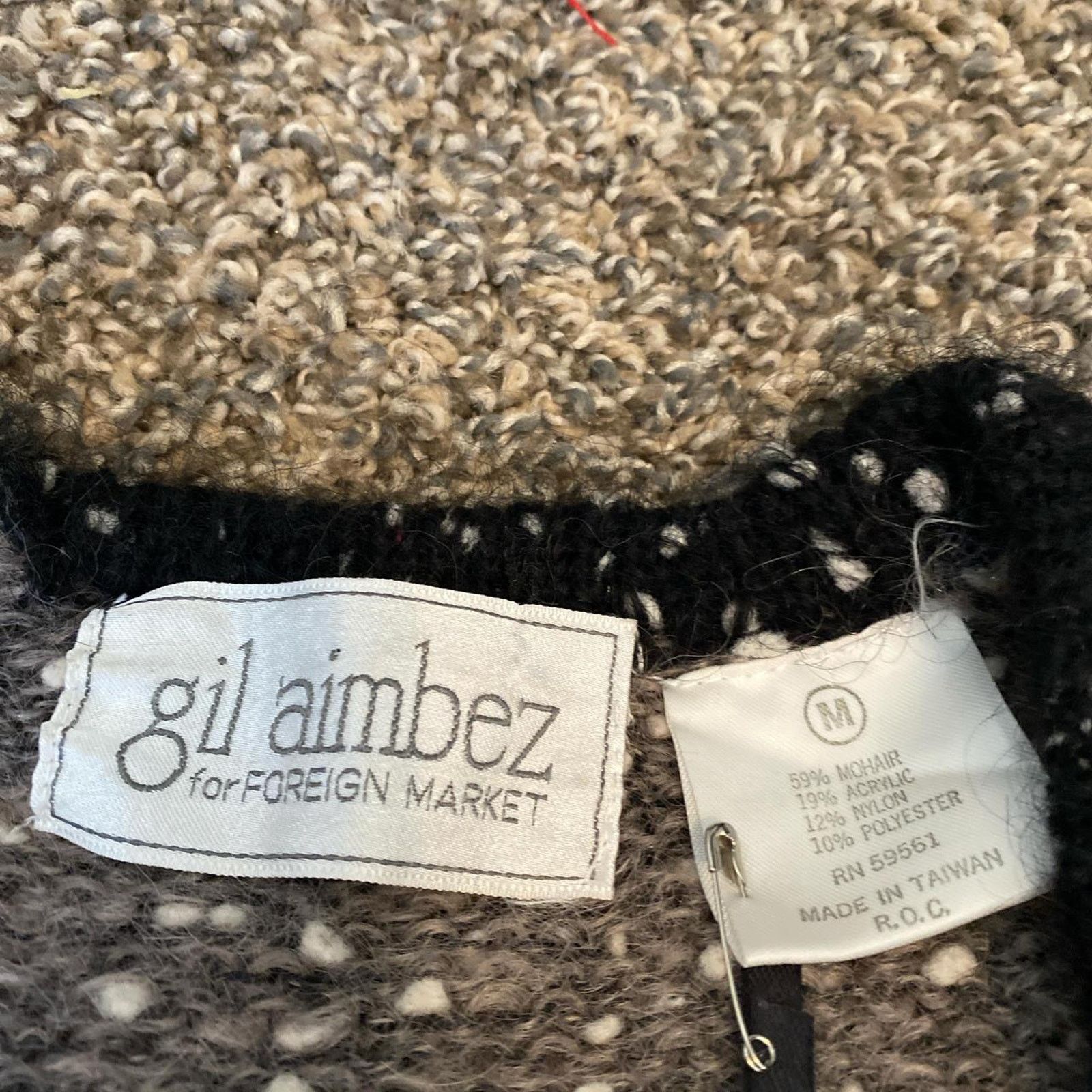 Other Vintage mohair wrap cardigan Size M / US 6-8 / IT 42-44 - 6 Thumbnail