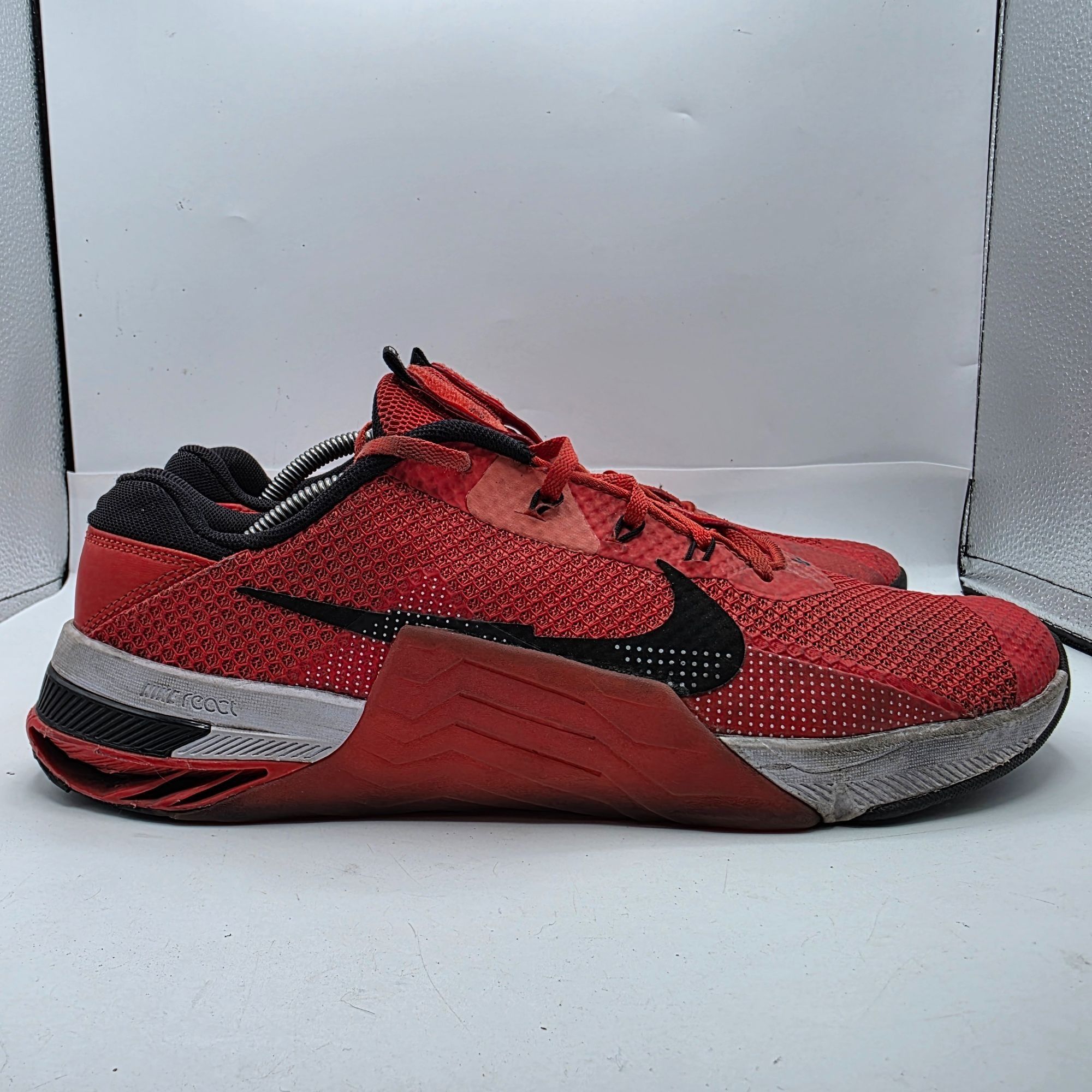 Nike Nike Metcon 7 Shoes Mens Size 13 Red Black Training CrossFit Size US 13 / EU 46 - 12 Thumbnail