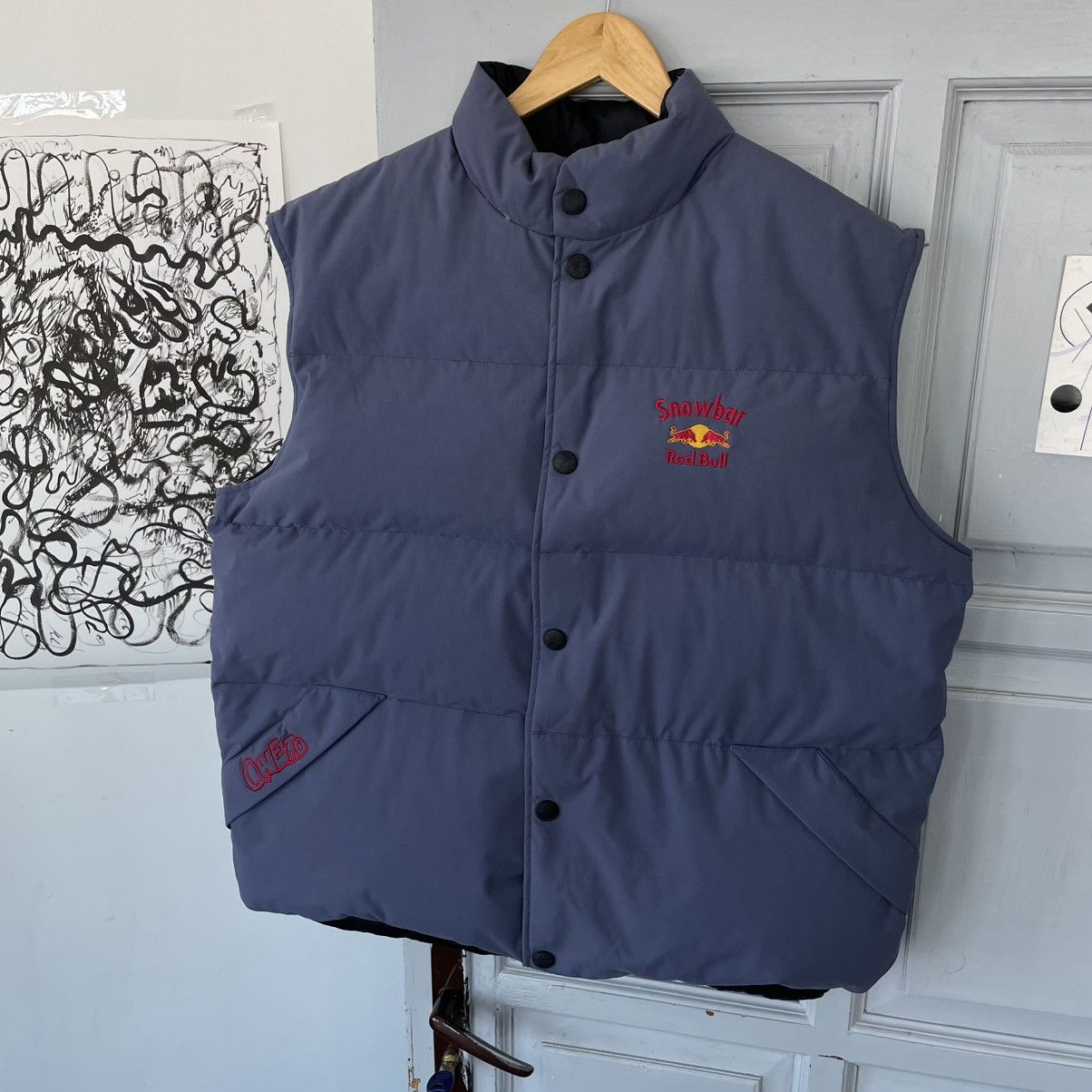 Red Bull × Vintage Vintage Red Bull Rare Vest Double Logo style Y2k sz L Size US L / EU 52-54 / 3 - 4 Thumbnail