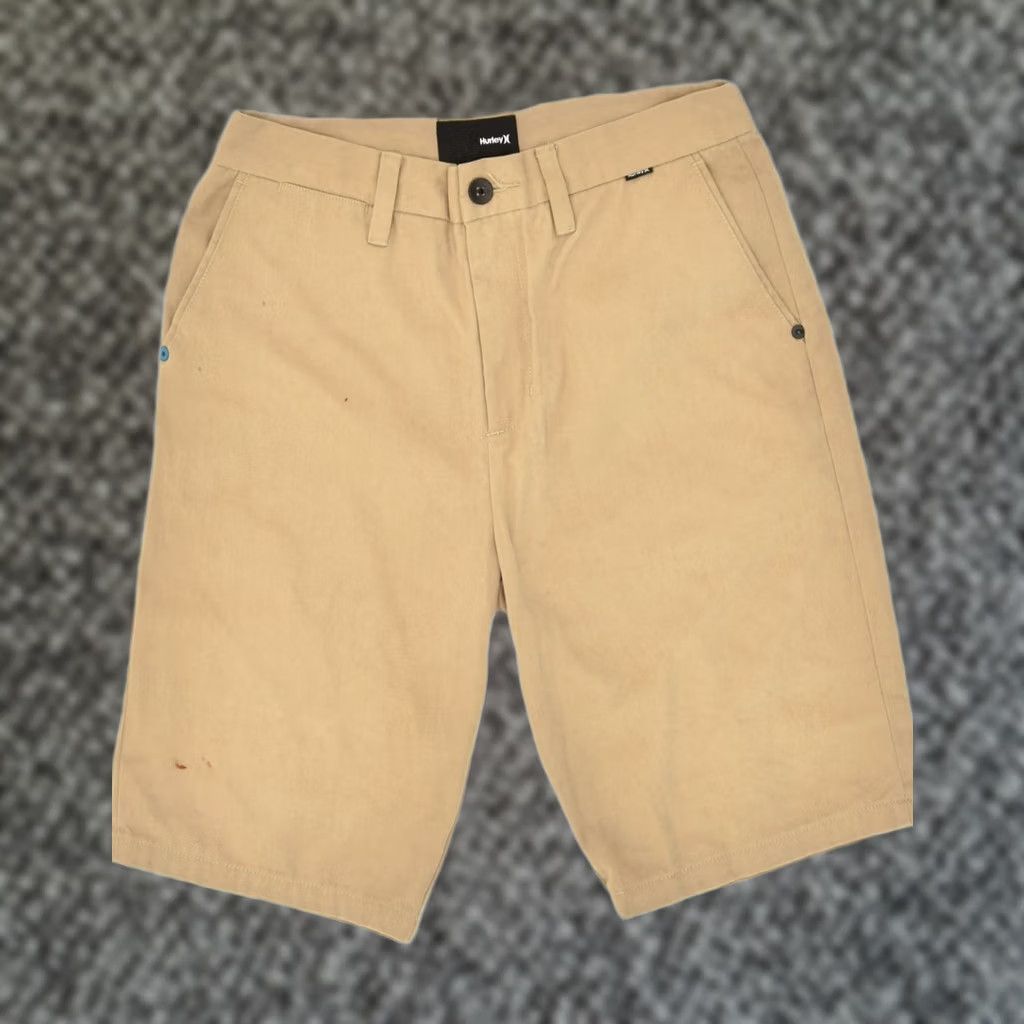 Hurley Hurley Shorts Womens W29 Medium Brown Chino Cotton Size 29" - 1 Thumbnail