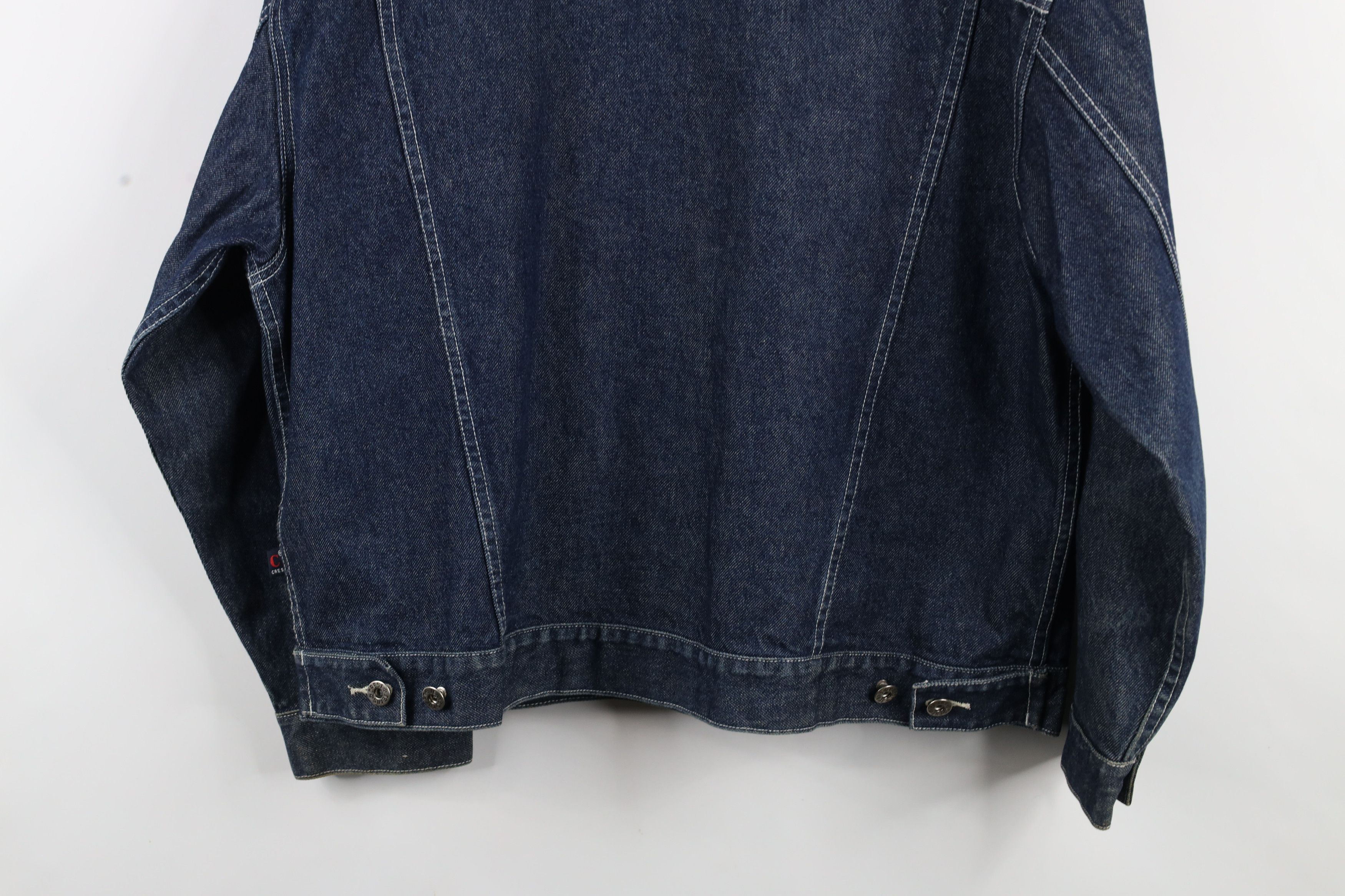 Vintage Vintage 90s Y2K Streetwear Baggy Denim Jean Trucker Jacket Size XL / US 12-14 / IT 48-50 - 16 Thumbnail