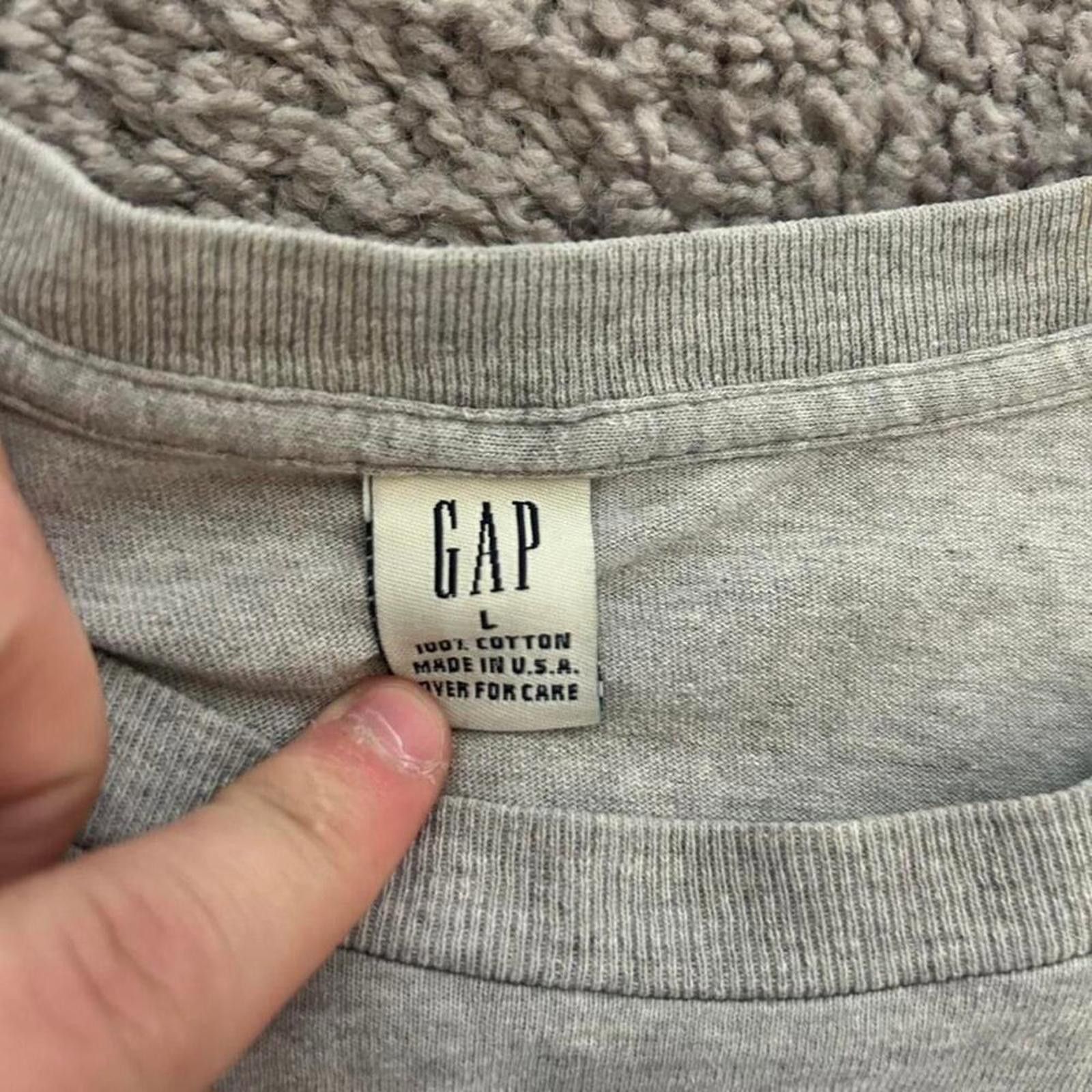 Gap Vintage authentic gap grey shirt Size US L / EU 52-54 / 3 - 5 Thumbnail