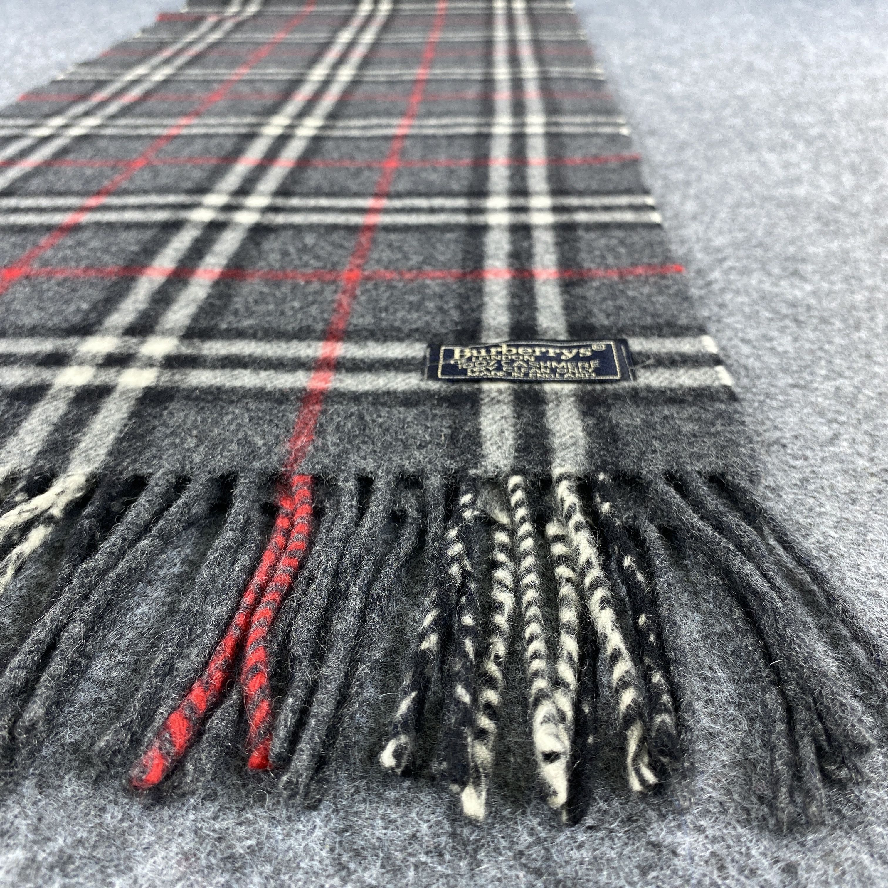 Burberry × Vintage GF10599 Burberry Scarf Neck Wear Muffler Size ONE SIZE - 8 Thumbnail