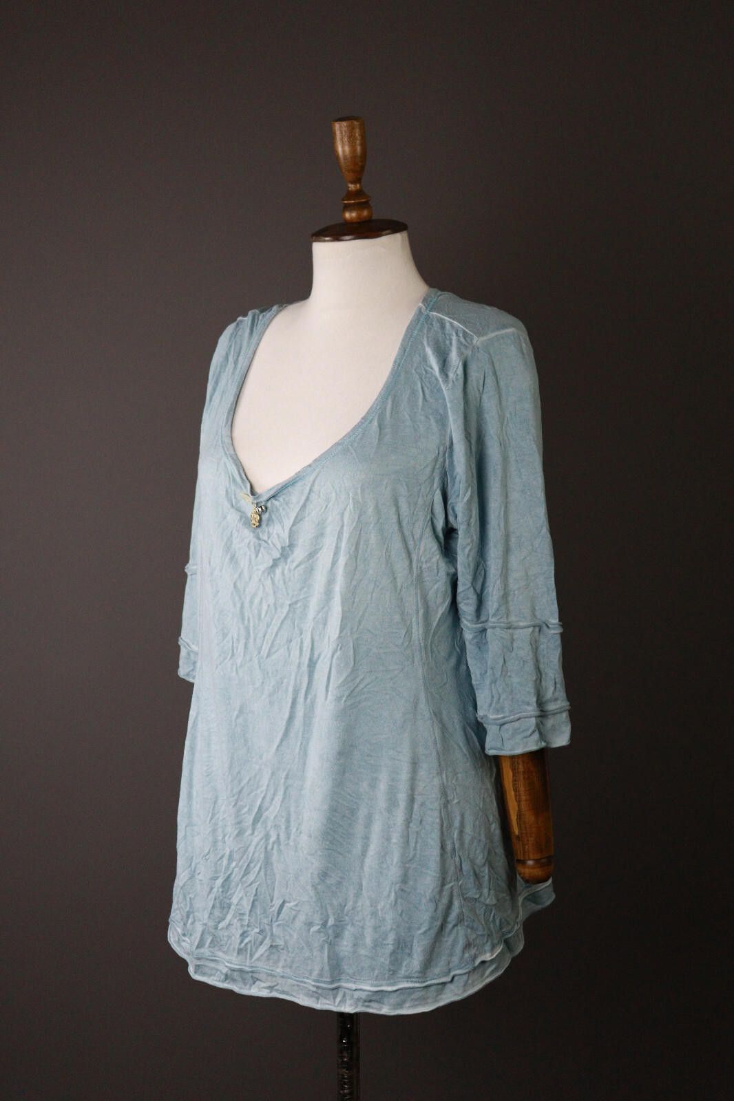Bottega Veneta Bottega by Esisa Cavaletti Lagenlook Shirt Tunic Size L Size L / US 10 / IT 46 - 1 Thumbnail