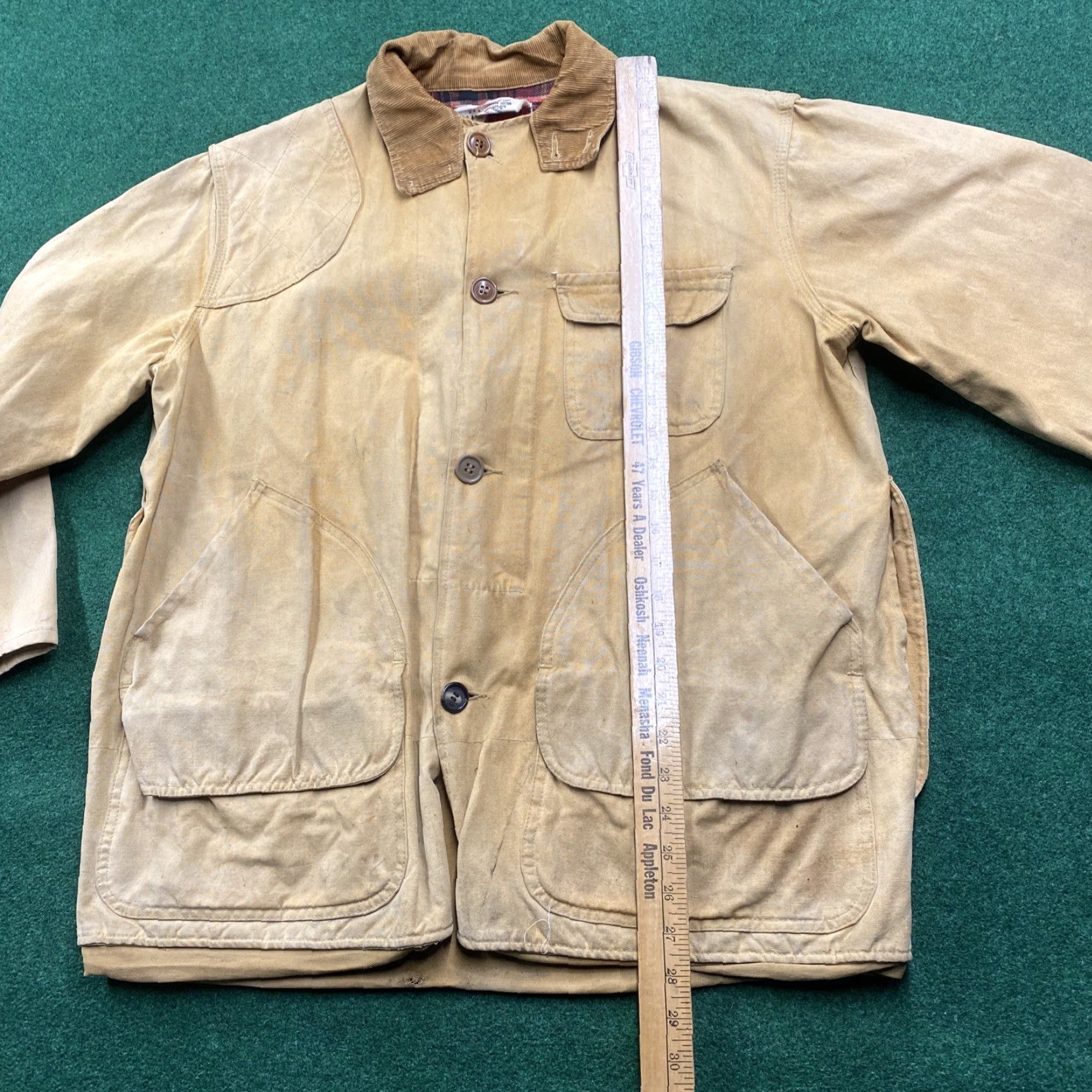 Vintage VINTAGE Hunting Jacket Mens L Brown Duck Canvas Plaid Lined Chore Coat USA Jacket 50s 80s 90s Outdoor Workwear Mens Size US L / EU 52-54 / 3 - 6 Thumbnail