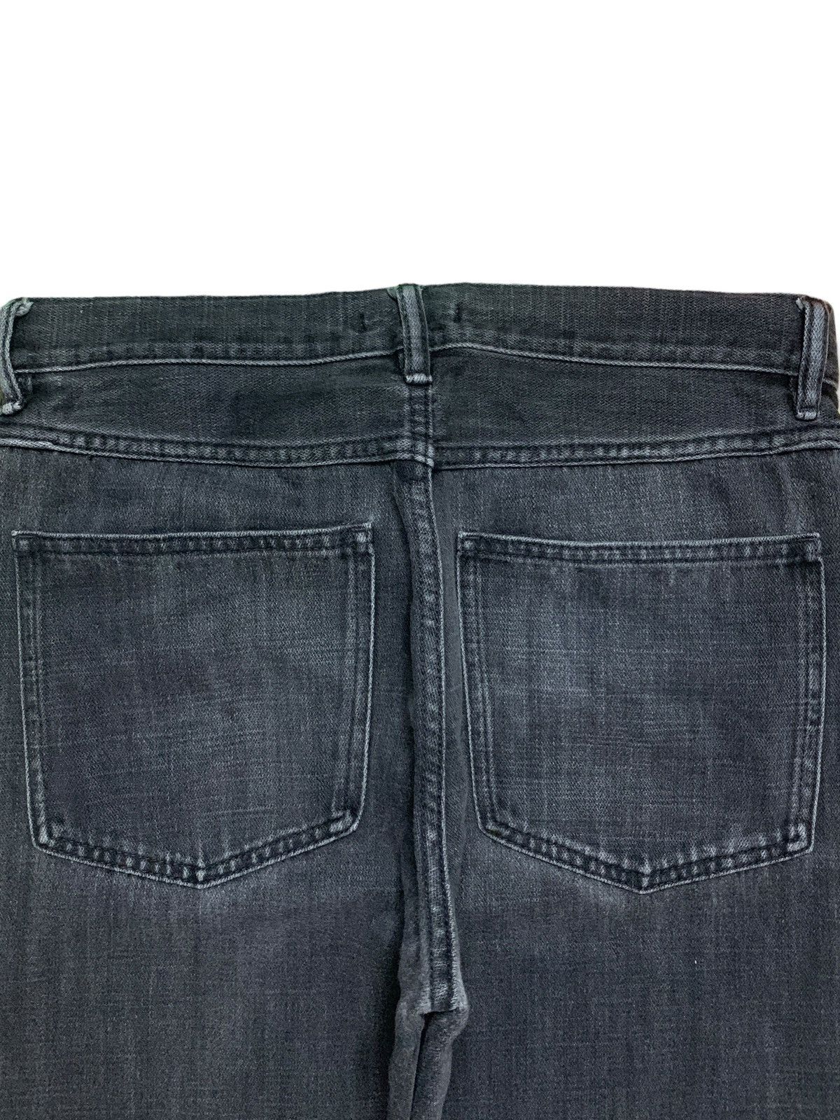 Lemaire × Uniqlo Vintage Uniqlo U Lemaire Black Faded Distressed Jeans 31x29 Size US 31 - 7 Thumbnail