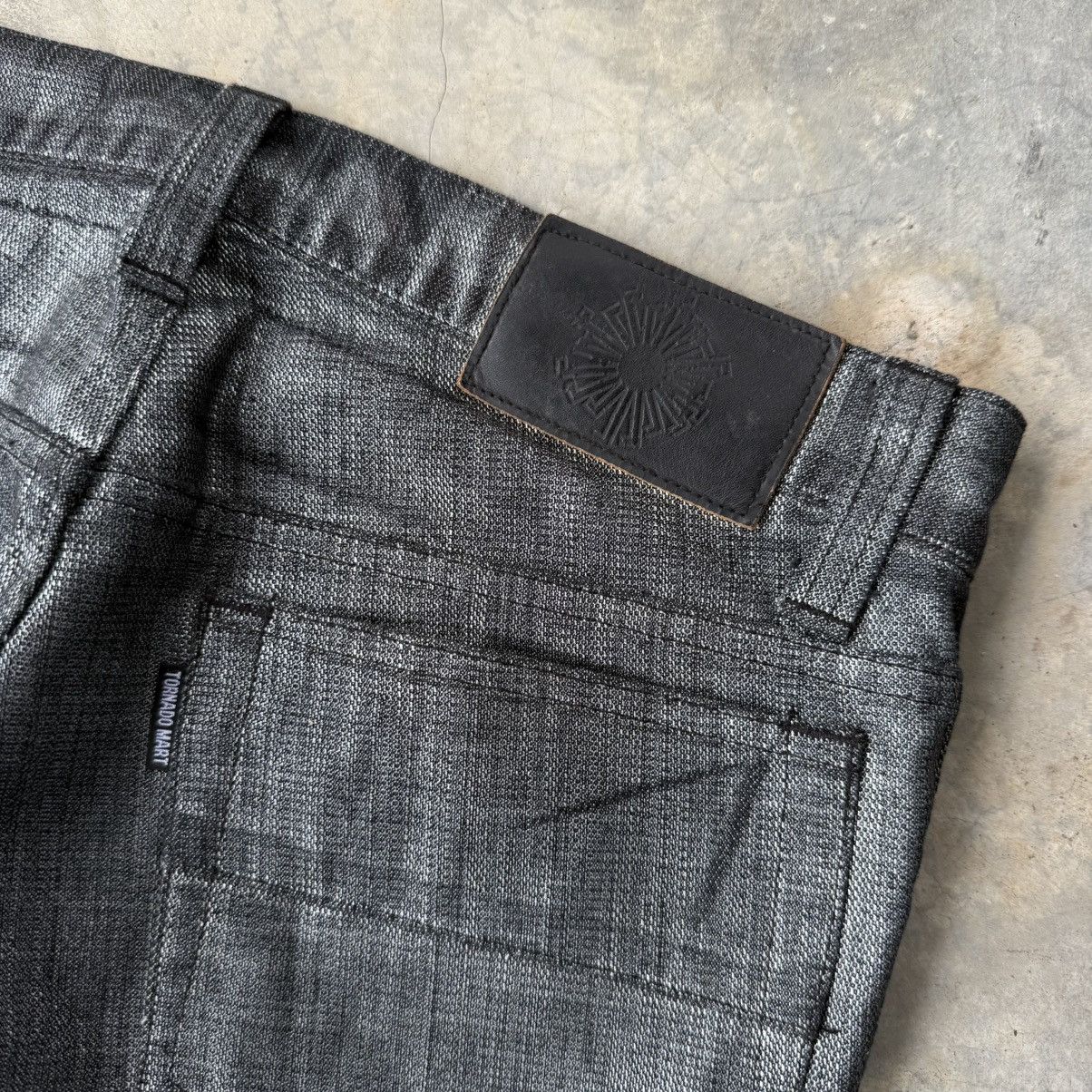 Tornado Mart Vintage Tornado Mart Flare Wax Jeans Size US 30 / EU 46 - 8 Thumbnail