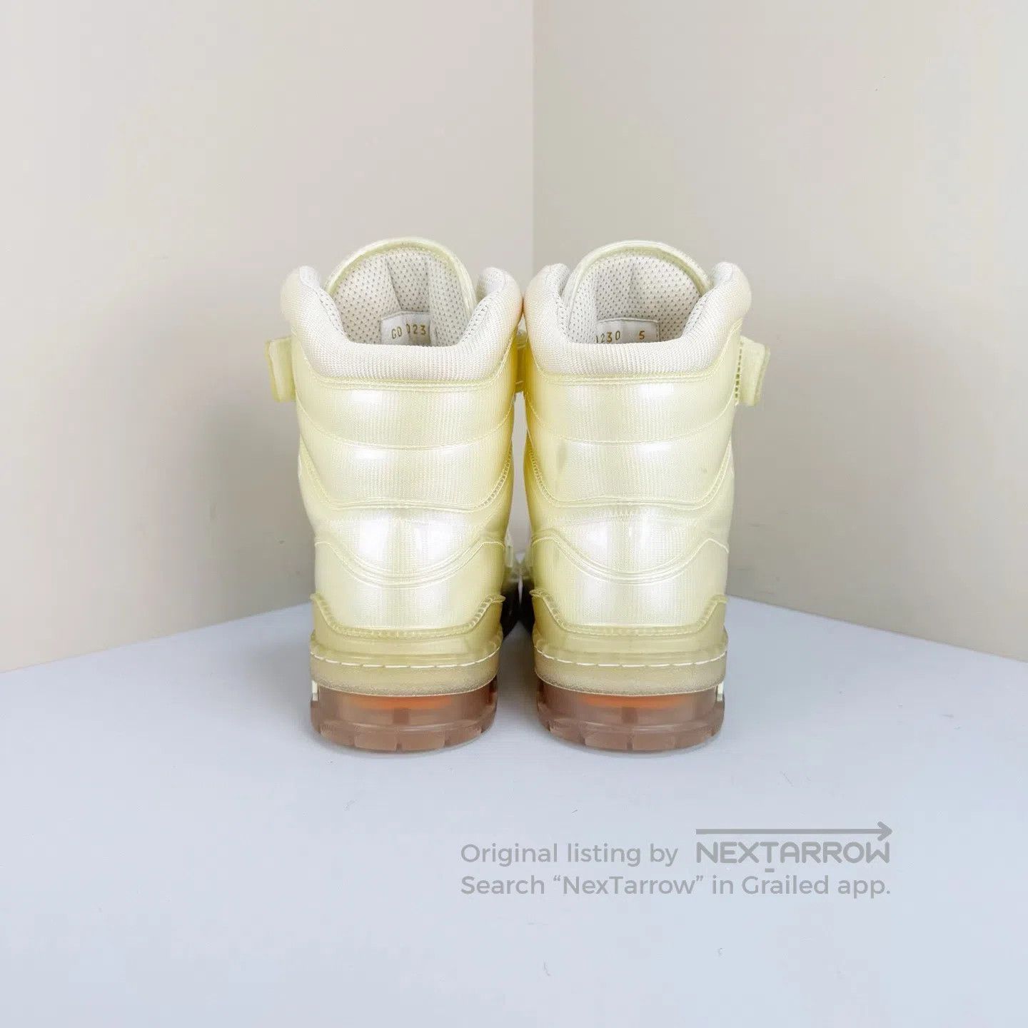 Louis Vuitton Louis Vuitton Transparent High-Top Trainer Sneakers| Size US 8.5 / IT 38.5 - 3 Thumbnail