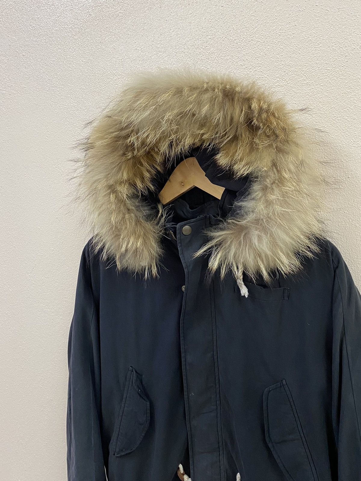 Japanese Brand Ebonyivory Fur Parka Jacket LGB Style Size US L / EU 52-54 / 3 - 3 Thumbnail