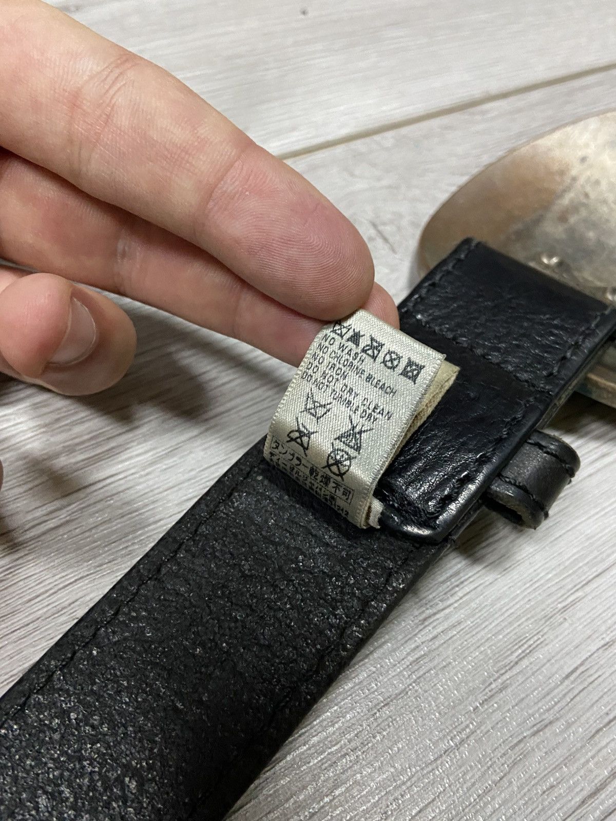 Diesel Diesel RARE vintage big punk head curve buckle leather belt Size ONE SIZE - 9 Thumbnail