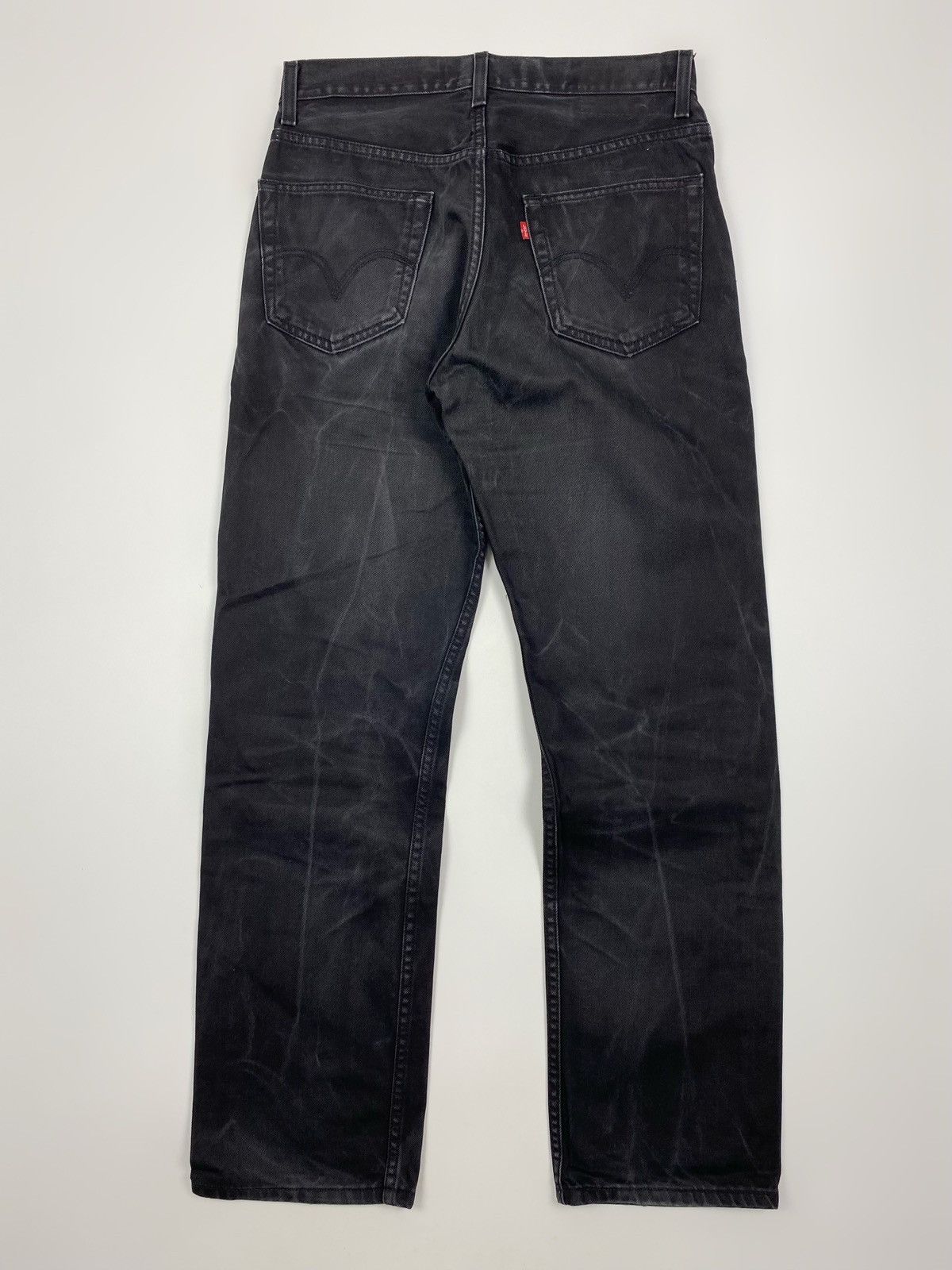 Levi's 2000’s Vintage Levi’s 505 Washed Black Denim Pants 32X32 Size US 32 / EU 48 - 8 Thumbnail