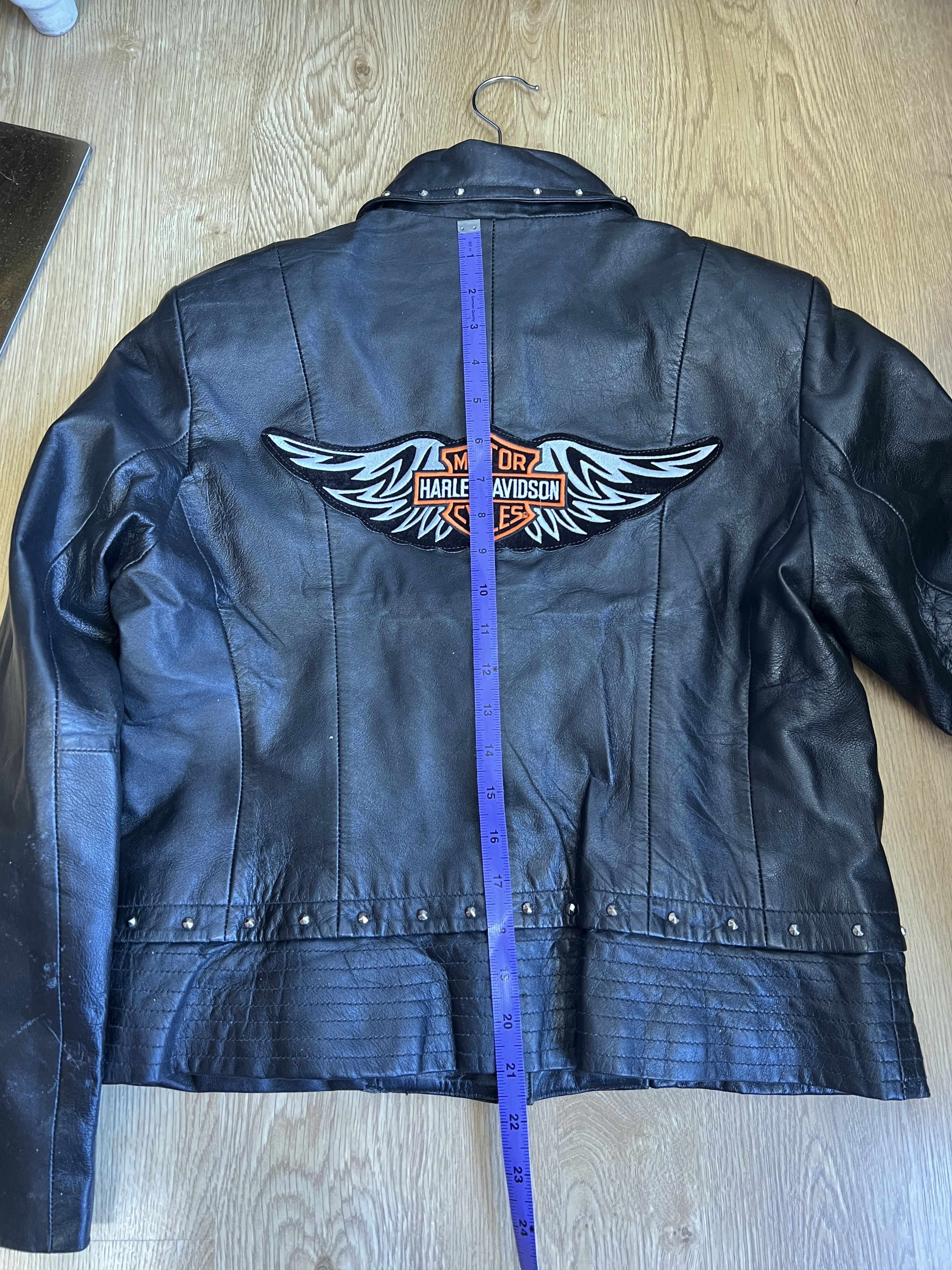 Harley Davidson × Vintage HARLEY DAVIDSON GENUINE LEATHER JACKET 3M MOTO Size M / US 6-8 / IT 42-44 - 14 Thumbnail