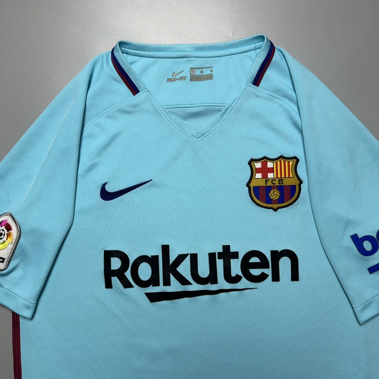 Nike BARCELONA NIKE 2017/2018 FOOTBALL AWAY JERSEY #10 MESSI Size US M / EU 48-50 / 2 - 4 Thumbnail