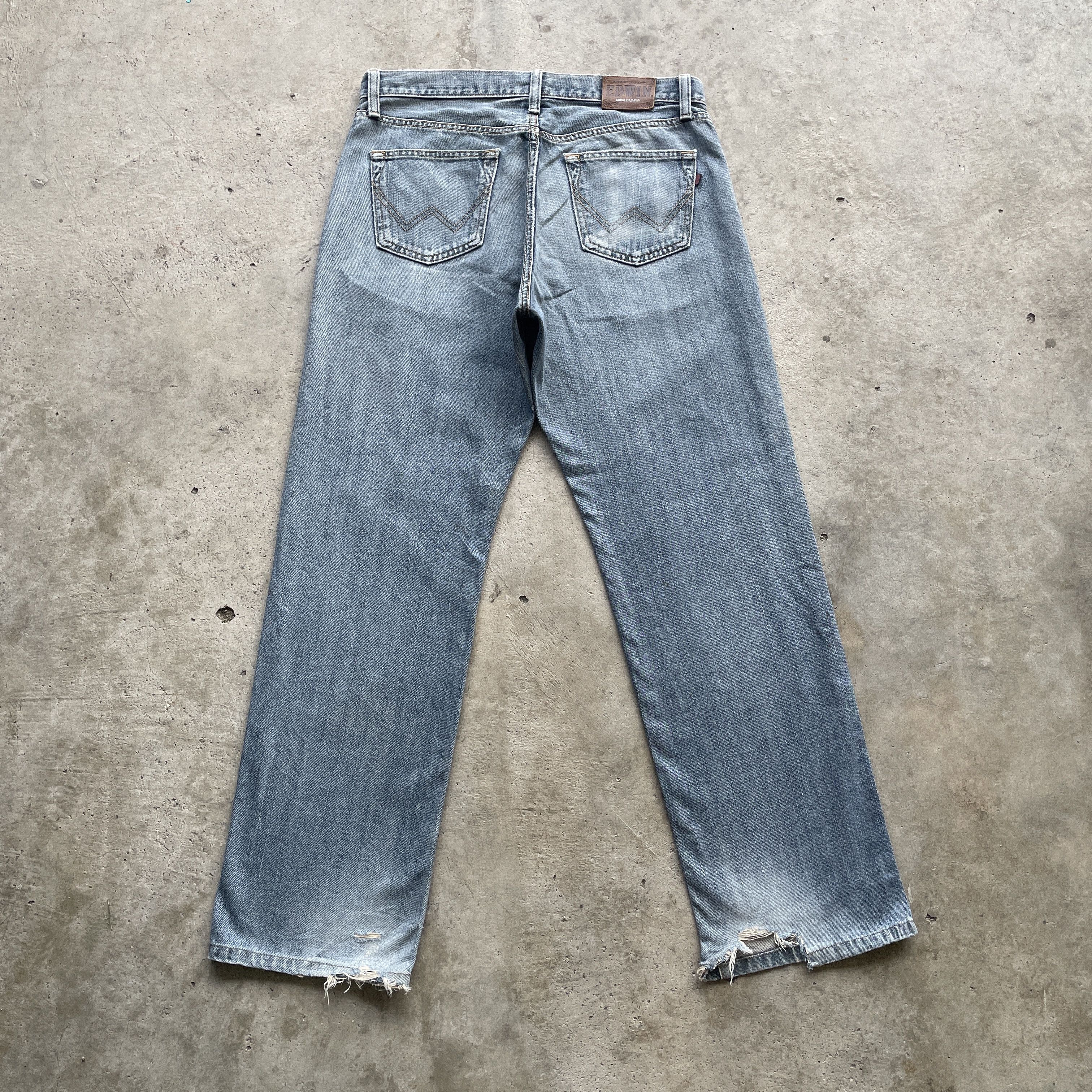 Edwin W34x31 VINTAGE EDWIN JEANS FADED JAPAN DENIM PANTS Size US 34 / EU 50 - 12 Thumbnail