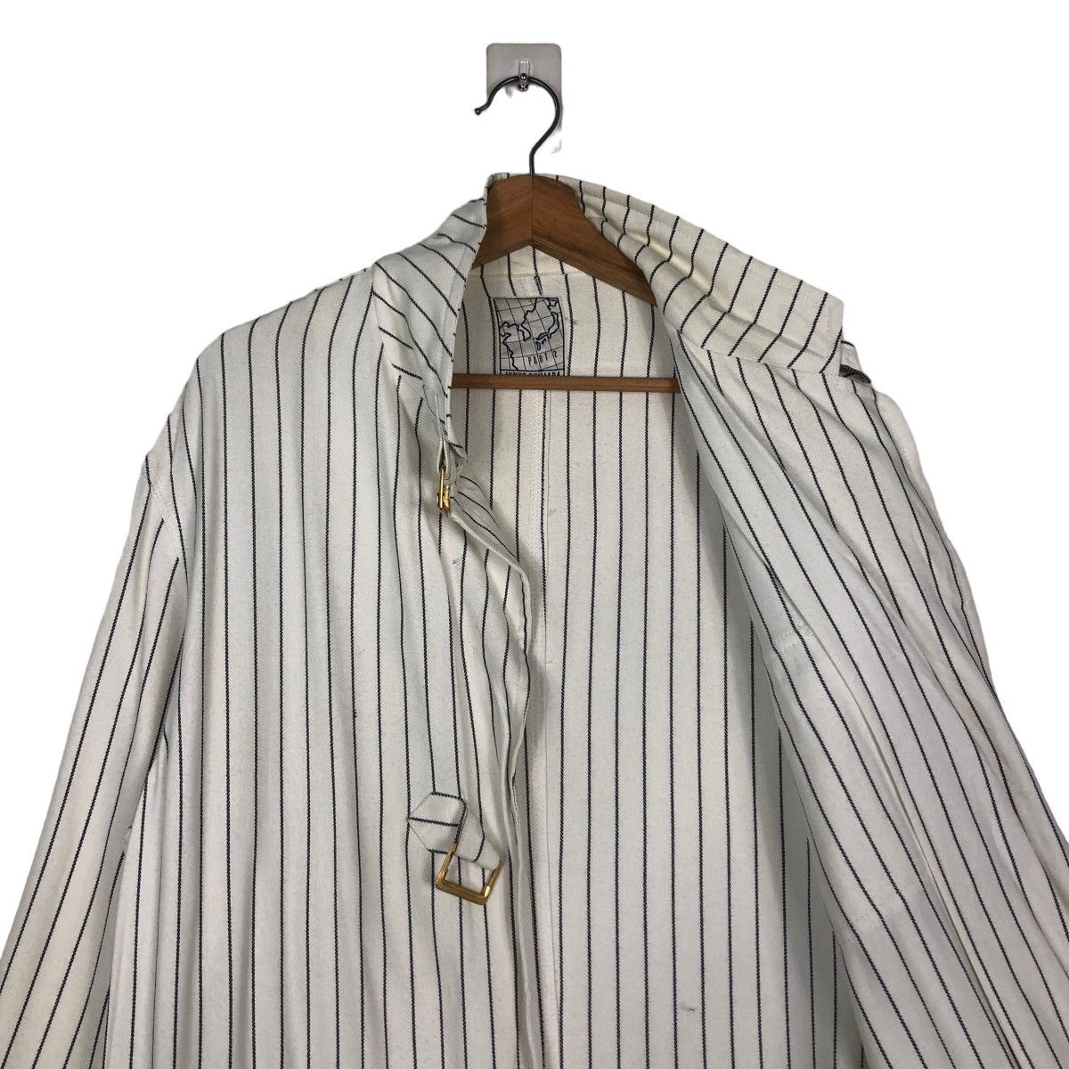Japanese Brand Biker Chore Hickory Jacket Junko Shimada Japan Issey Miyake Size US M / EU 48-50 / 2 - 13 Thumbnail