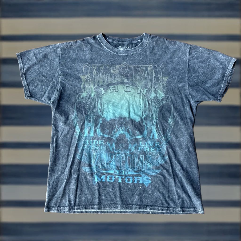 Tapout VINTAGE Helix Skull T-Shirt XL Gray 100% Cotton Crew Neck Short Sleeve Graphic Print Men Grunge Punk Y2K Style Size US XL / EU 56 / 4 - 1 Thumbnail