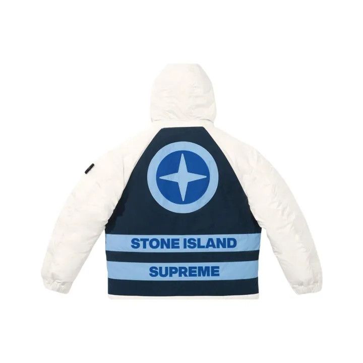 Stone Island Supreme x Stone Island Reversible Down Jacket Size US L / EU 52-54 / 3 - 1 Thumbnail