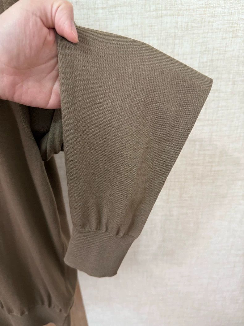 Loro Piana LORO PIANA King GOK's Gift Knitwear 12mm Wool Ceiling Fabr Size US L / EU 52-54 / 3 - 4 Thumbnail