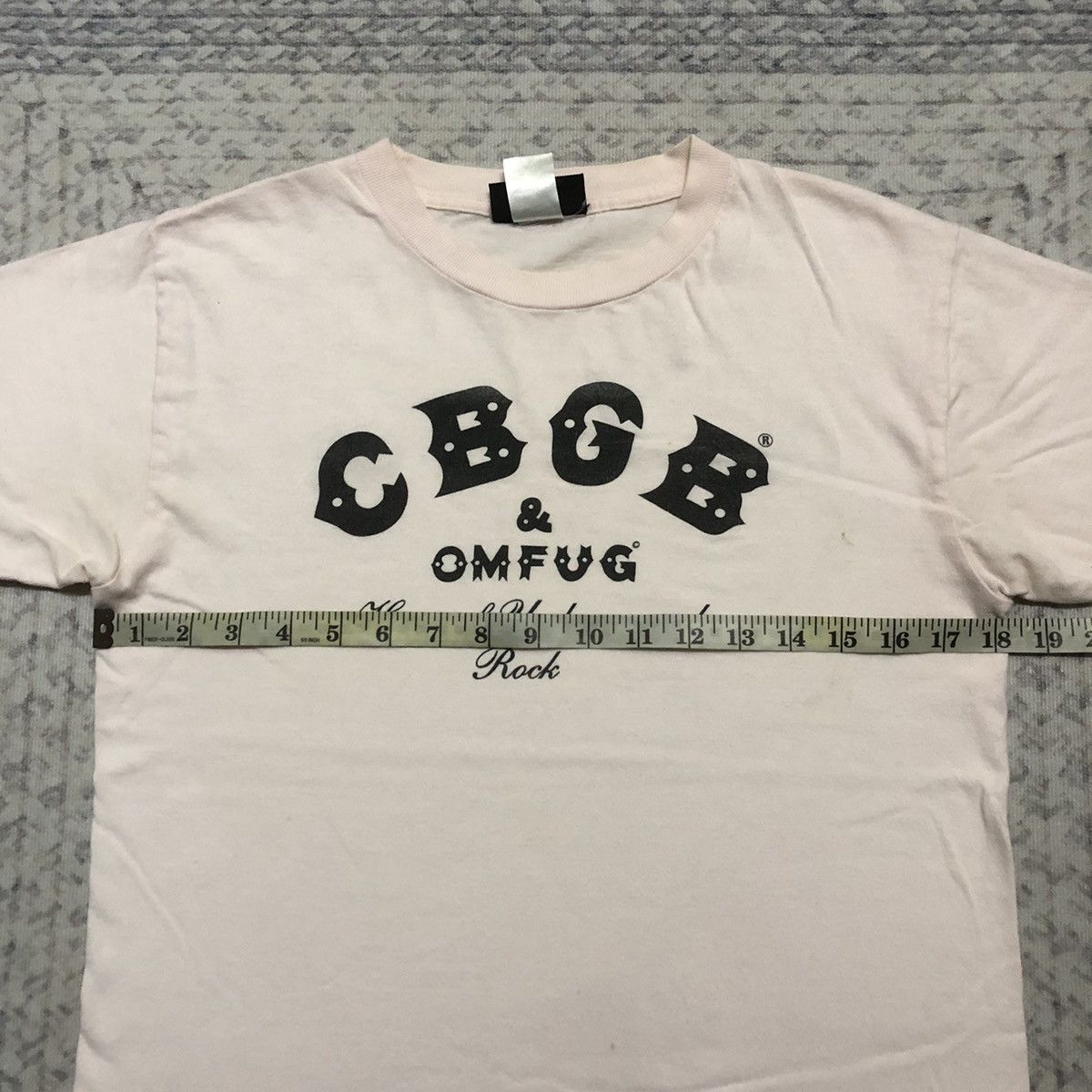 Band Tees × Vintage Rare Distressed Vintage CBGB & OMFUG Punk Tees Size US XXS / EU 40 - 17 Thumbnail