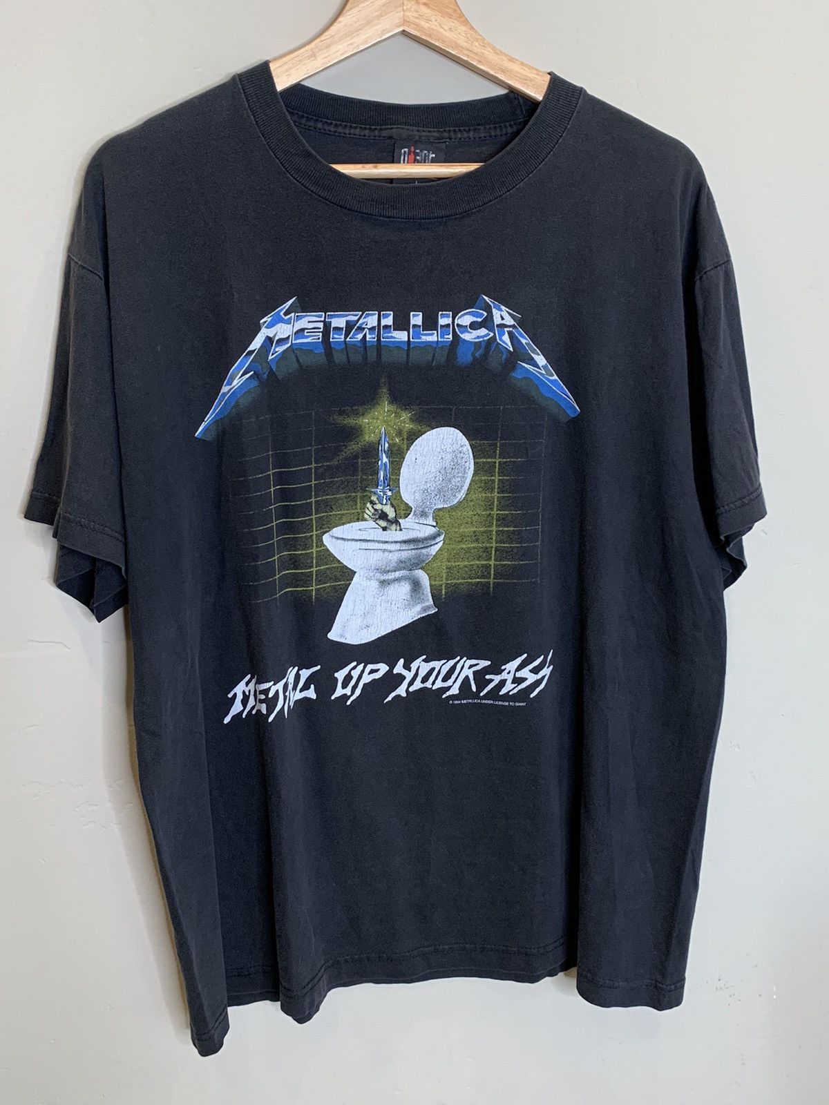 Band Tees *RARE* Vintage 1994 Metallica Metal Up Your Ass Giant Shirt Size US L / EU 52-54 / 3 - 1 Thumbnail