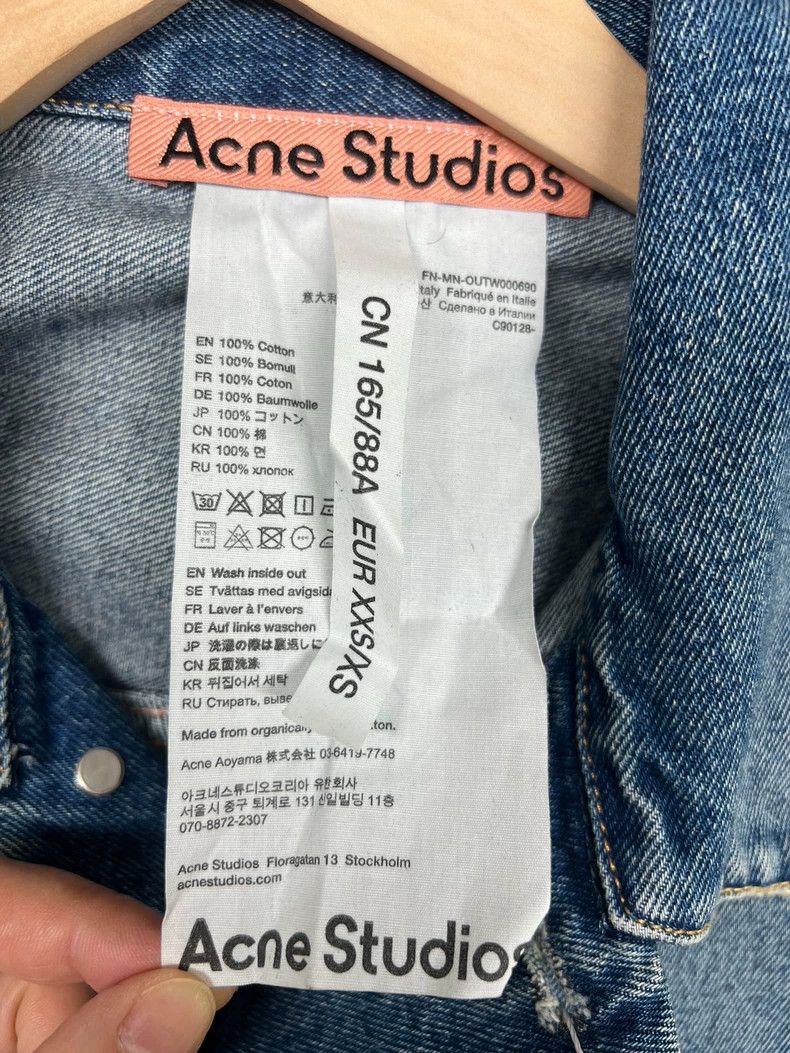 Acne Studios Acne Studios Blue denim jacket Size US XS / EU 42 / 0 - 6 Thumbnail