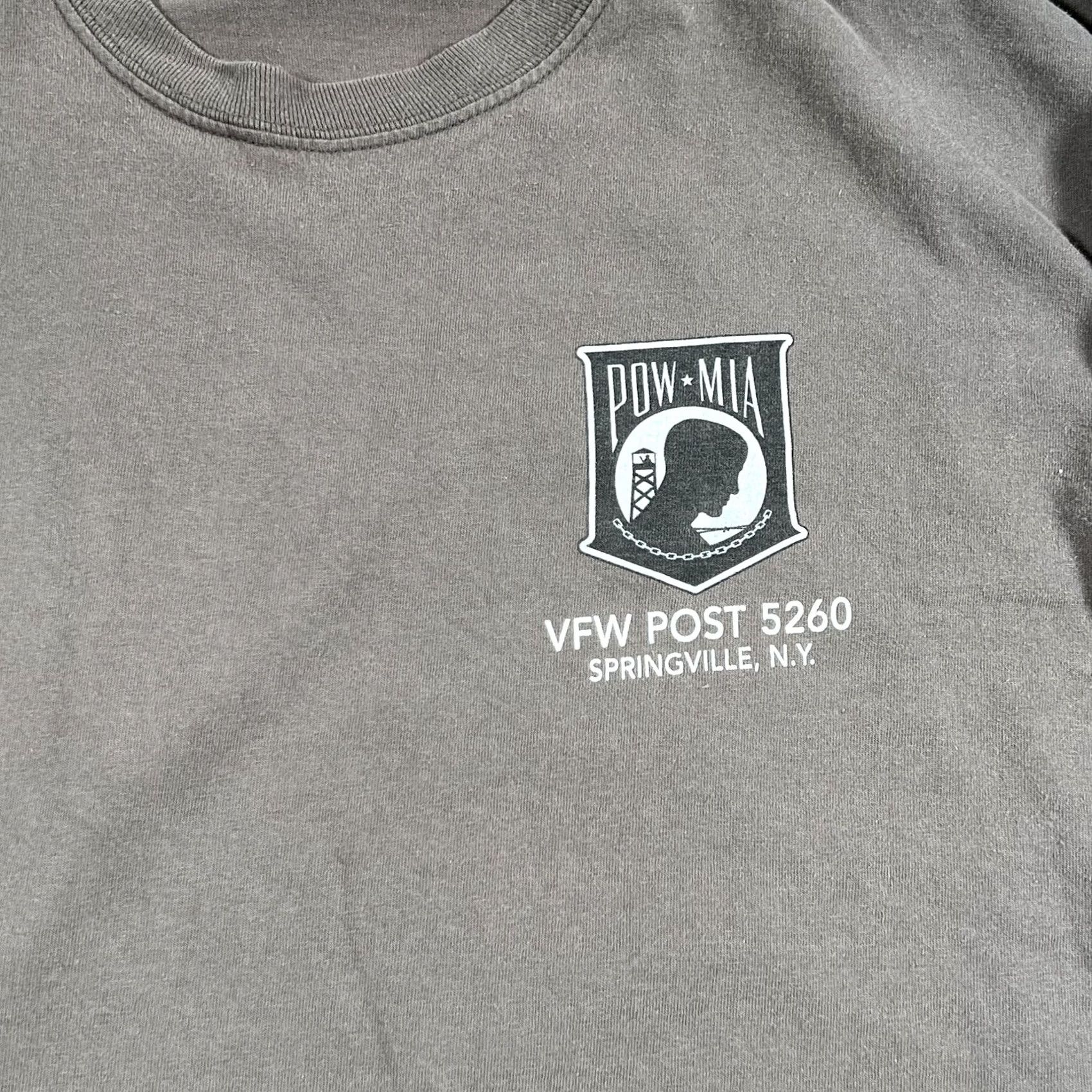 Vintage VINTAGE POW Mia Veterans United States Honor Duty Long Sleeve Tshirt 2XL Men Brown T-Shirt Fans Military Harley Style Shirt Mens Size US XXL / EU 58 / 5 - 2 Thumbnail
