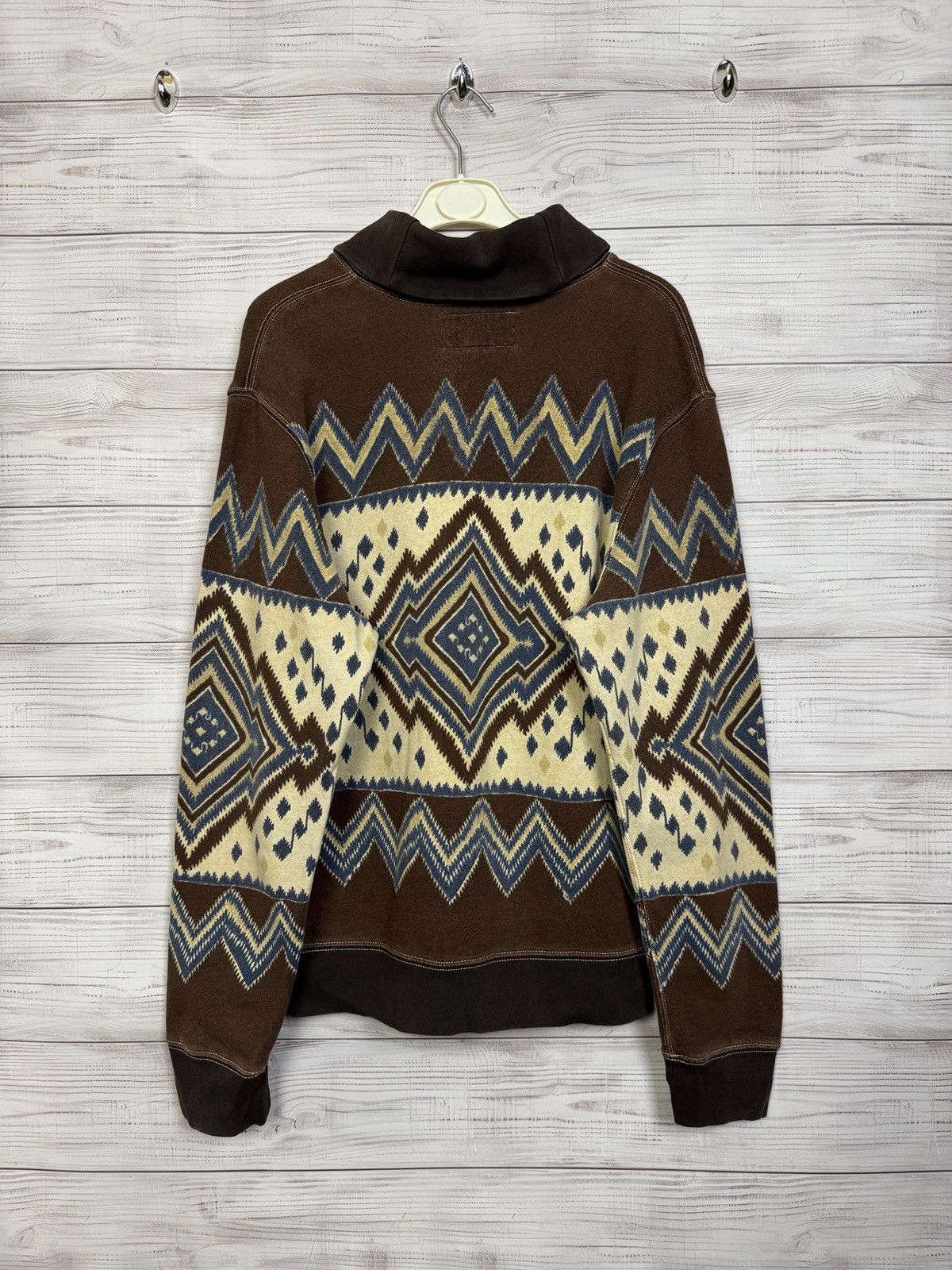 Denim & Supply Ralph Lauren Denim & Supply Ralph Lauren Western Sweatshirt 00s Y2K Size US L / EU 52-54 / 3 - 2 Thumbnail