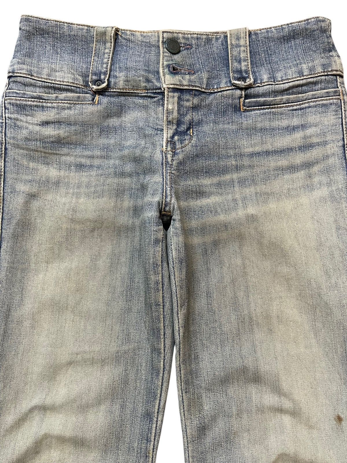 If Six Was Nine Vintage Japanese Brand Blue Faded Wash Style Flared Jeans Size US 28 / EU 44 - 3 Thumbnail