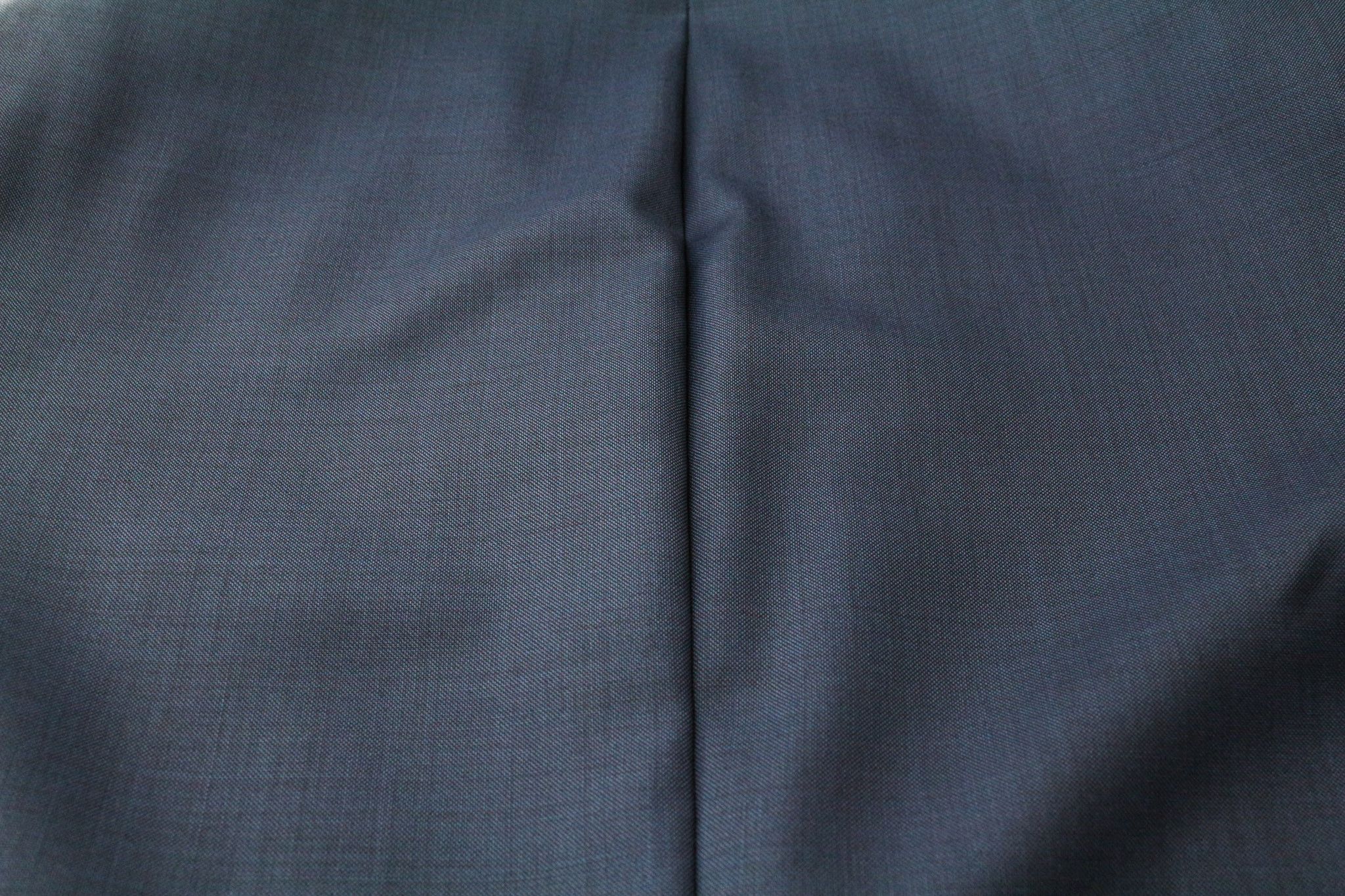 Suitsupply LAZIO UK48S Blue Sharkskin Wool Suit 75029 Size 48S - 7 Thumbnail
