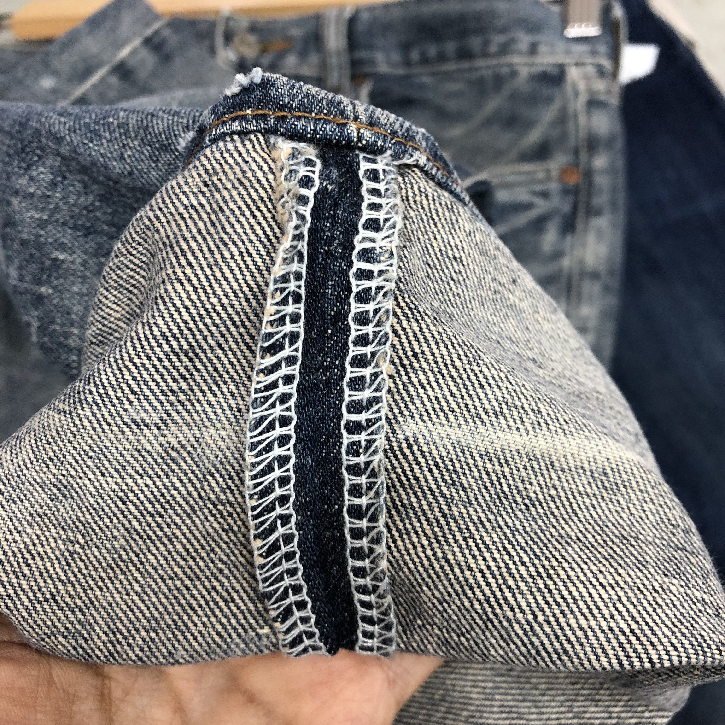 Japanese Brand Vintage Bobson Distressed Rip Jeans Japanese Washed Denim Size US 30 / EU 46 - 6 Thumbnail