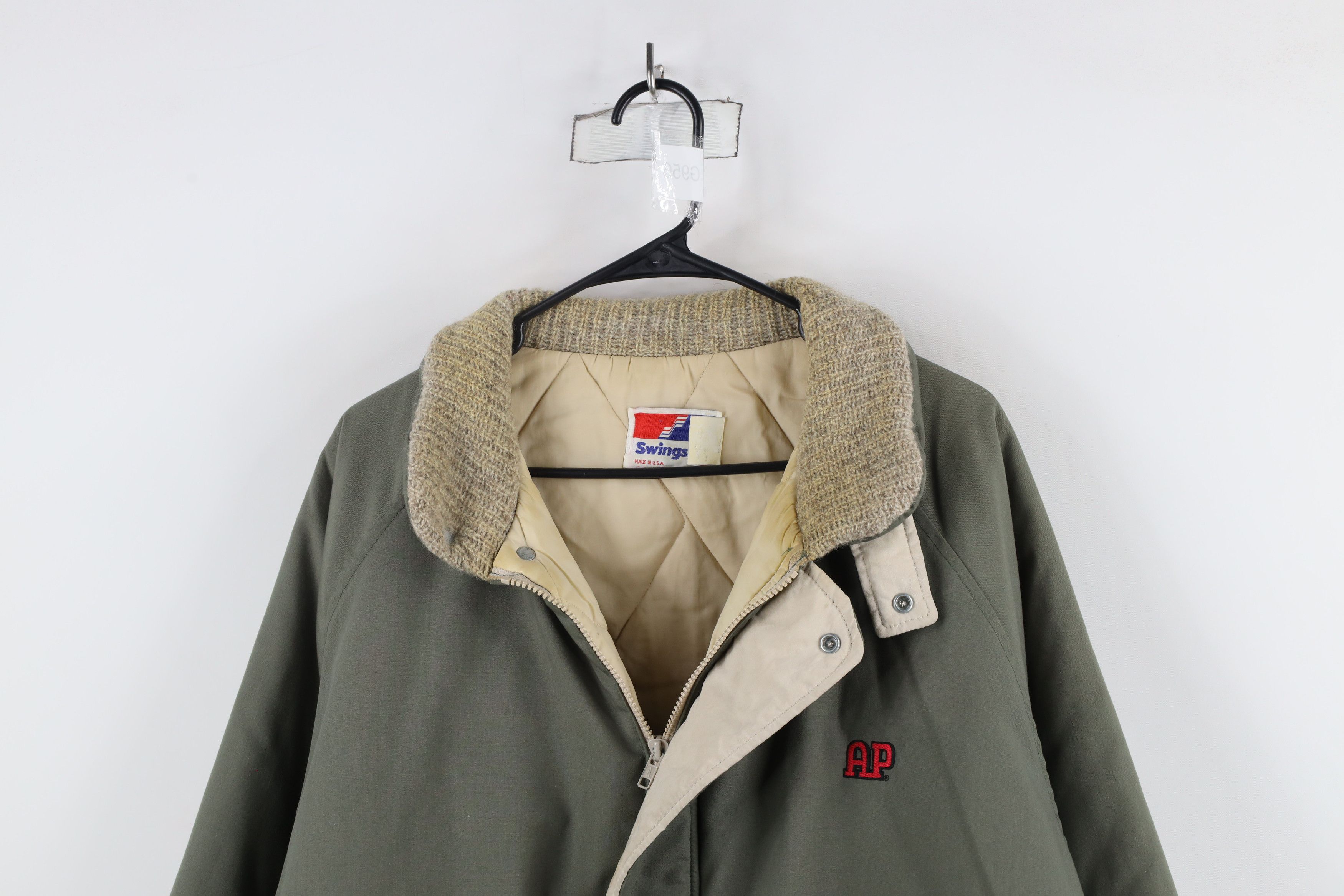 Vintage Vintage 70s 80s Swingster AP Exhaust Quilted Jacket USA Size US L / EU 52-54 / 3 - 2 Thumbnail