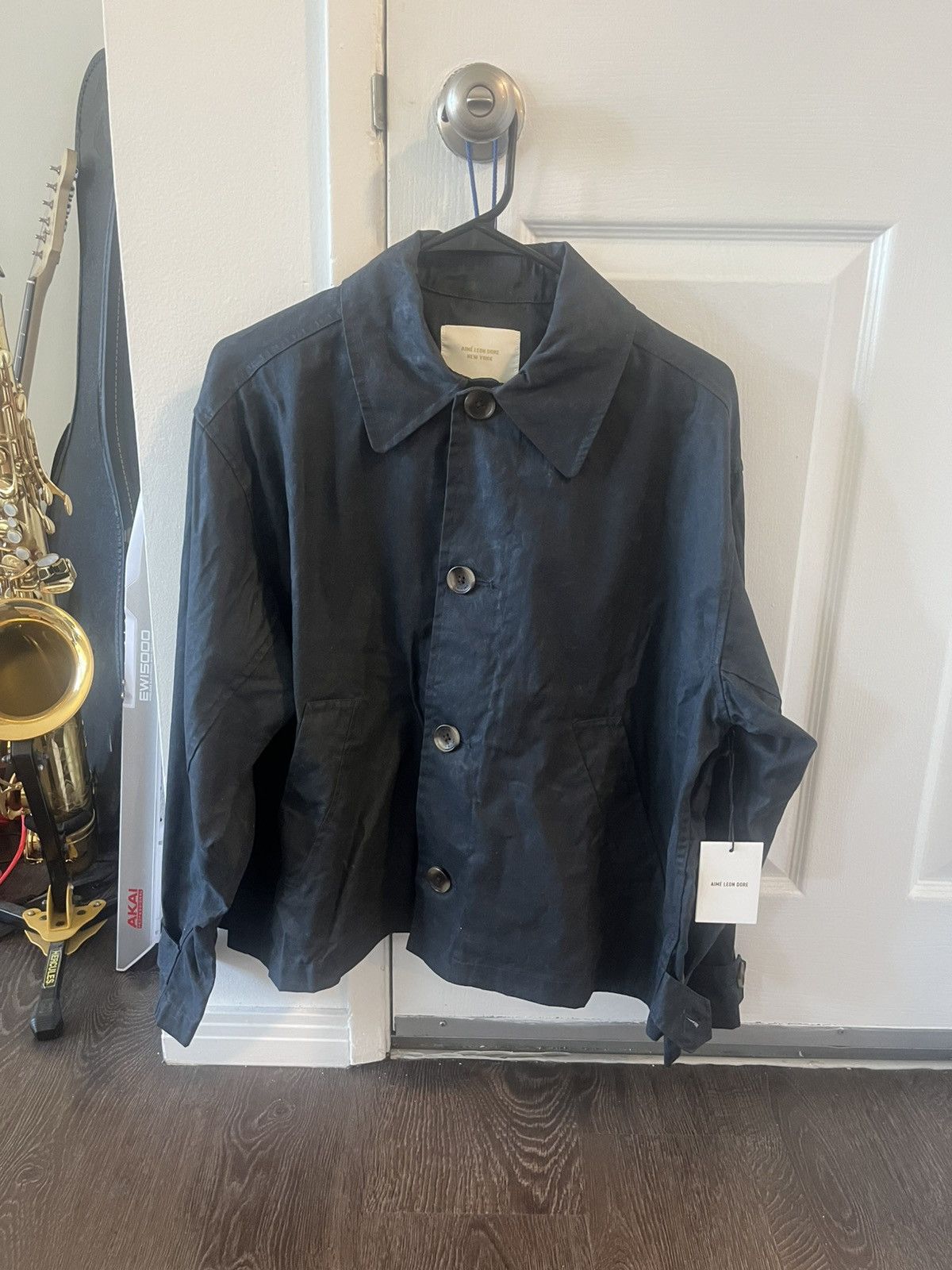 ジャケット・アウター ALD Waxed Cropped Topcoat Navy Aime Leon Dore Waxed Cropped Topcoat | Parallel