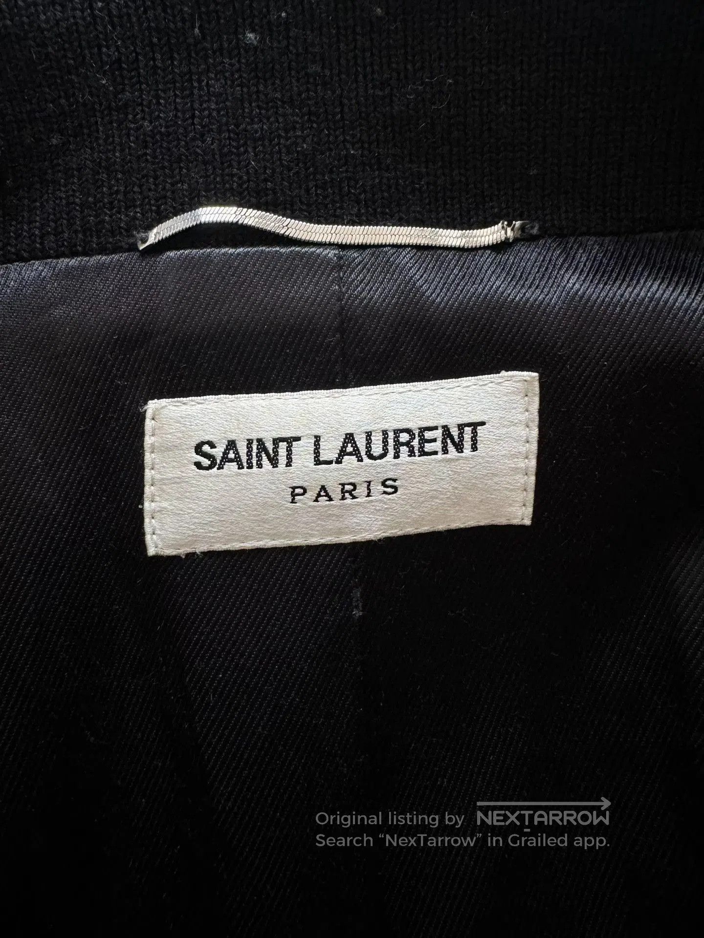 Saint Laurent Paris Saint Laurent Black Varsity Jacket. Size US S / EU 44-46 / 1 - 5 Thumbnail