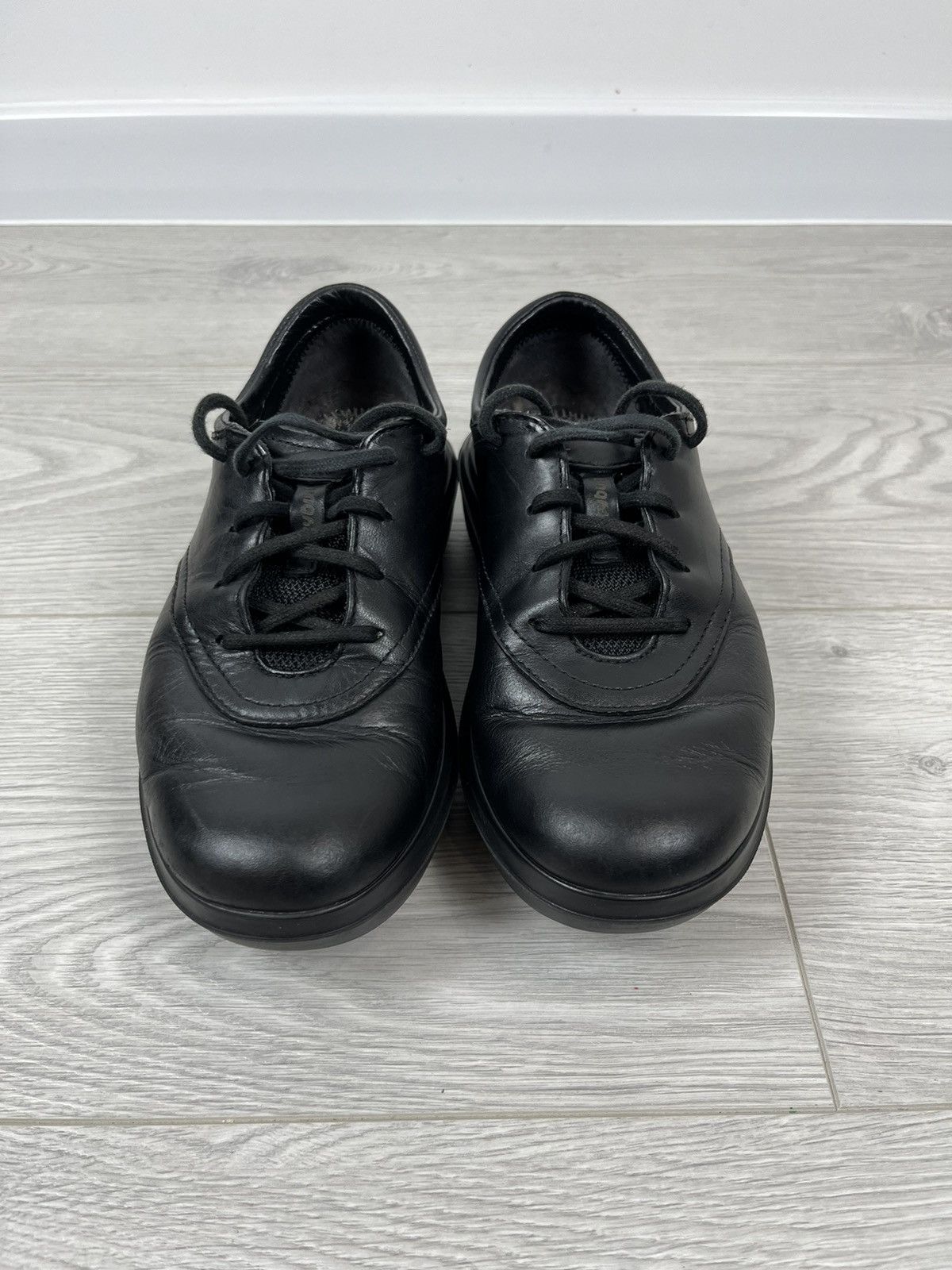 Kybun Kybun Wangbi Women’s Black Leather Sneakers Shoes Y2K Size US 7 / IT 37 - 4 Thumbnail