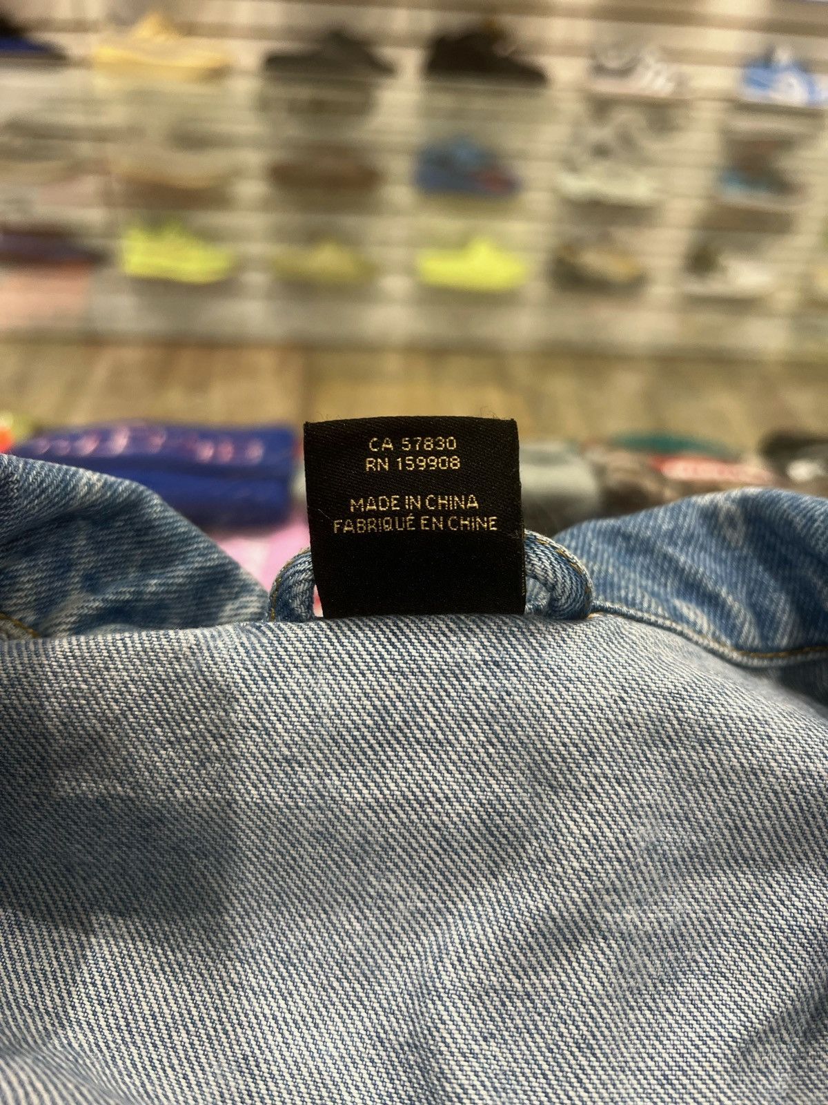 October's Very Own OVO Monogram Denim Trucket Jacket Washed Indigo Size US XL / EU 56 / 4 - 6 Thumbnail