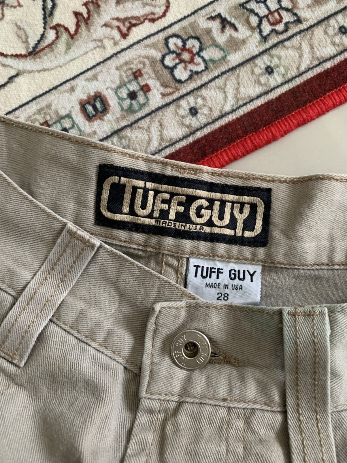 Japanese Brand Vintage Tuffguy Usa Y2k Big Pocket Jorts Size US 28 / EU 44 - 6 Thumbnail