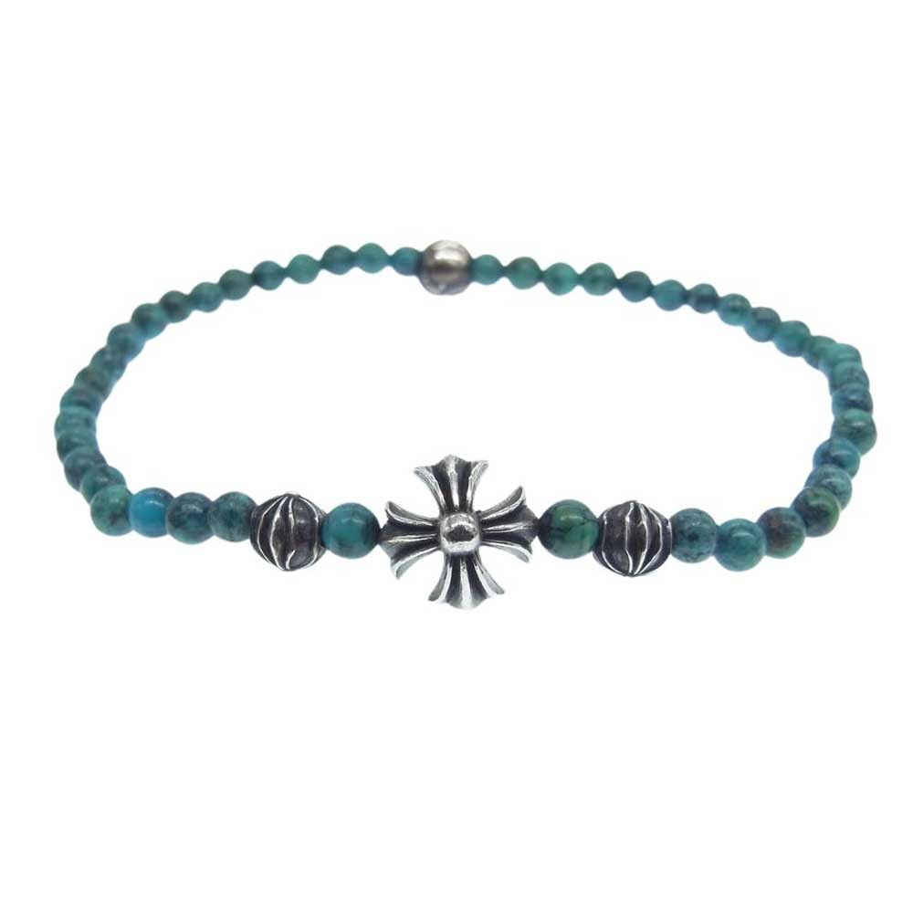 image of Chrome Hearts Plus Turquoise Beaded Bracelet, Men's