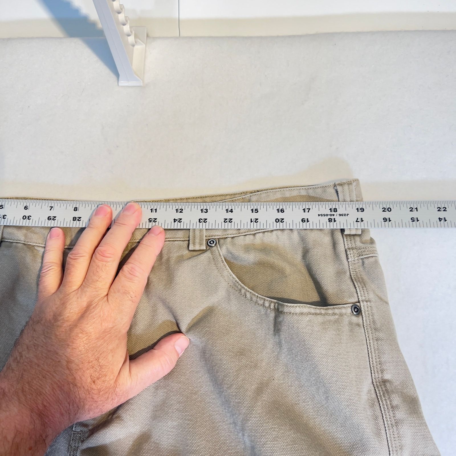 Duluth Trading Company Duluth Trading Co Firehouse Canvas Jeans Mens 40W 30L Gusset Size US 38 / EU 54 - 4 Thumbnail