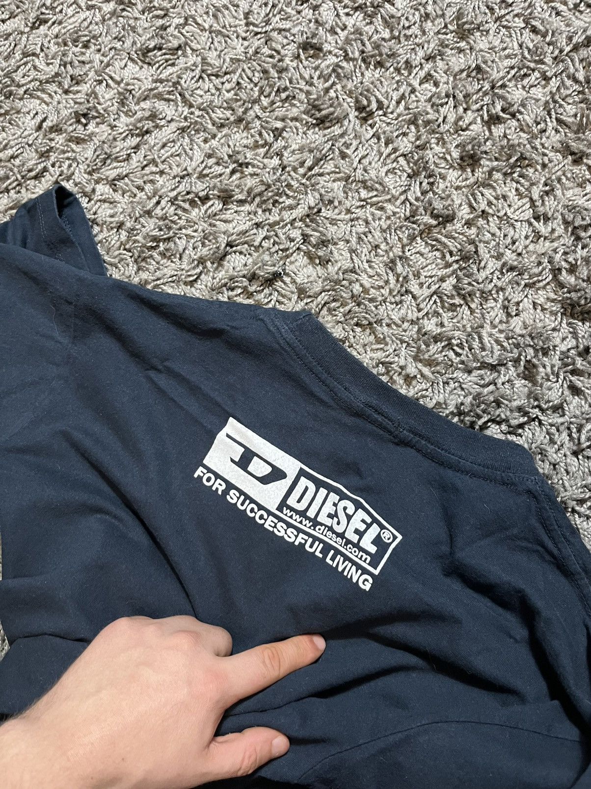 Diesel DIESEL VINTAGE Y2K FADED COTTON T-SHIRT Size US XL / EU 56 / 4 - 6 Thumbnail