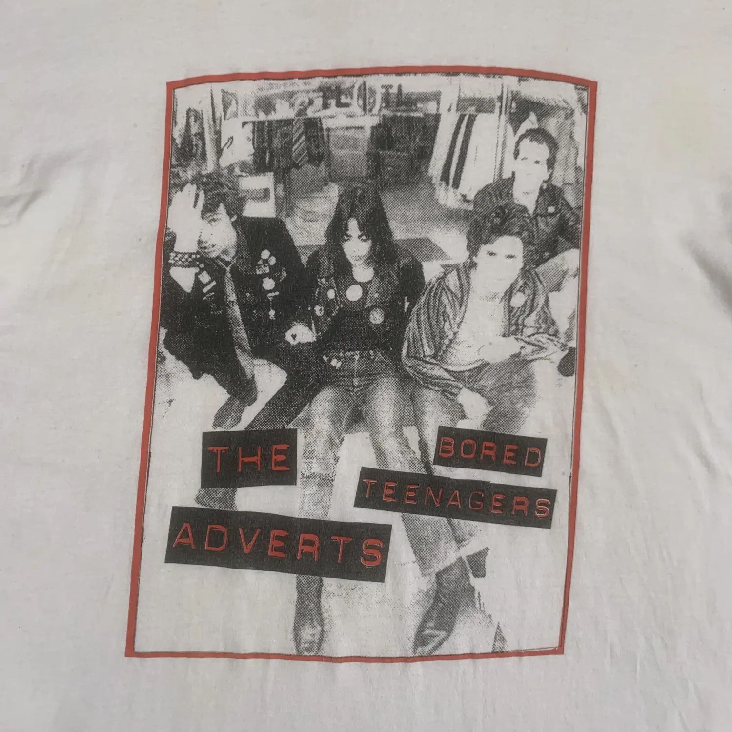 Vintage The Adverts “Bored Teenagers” Punk Band Tee