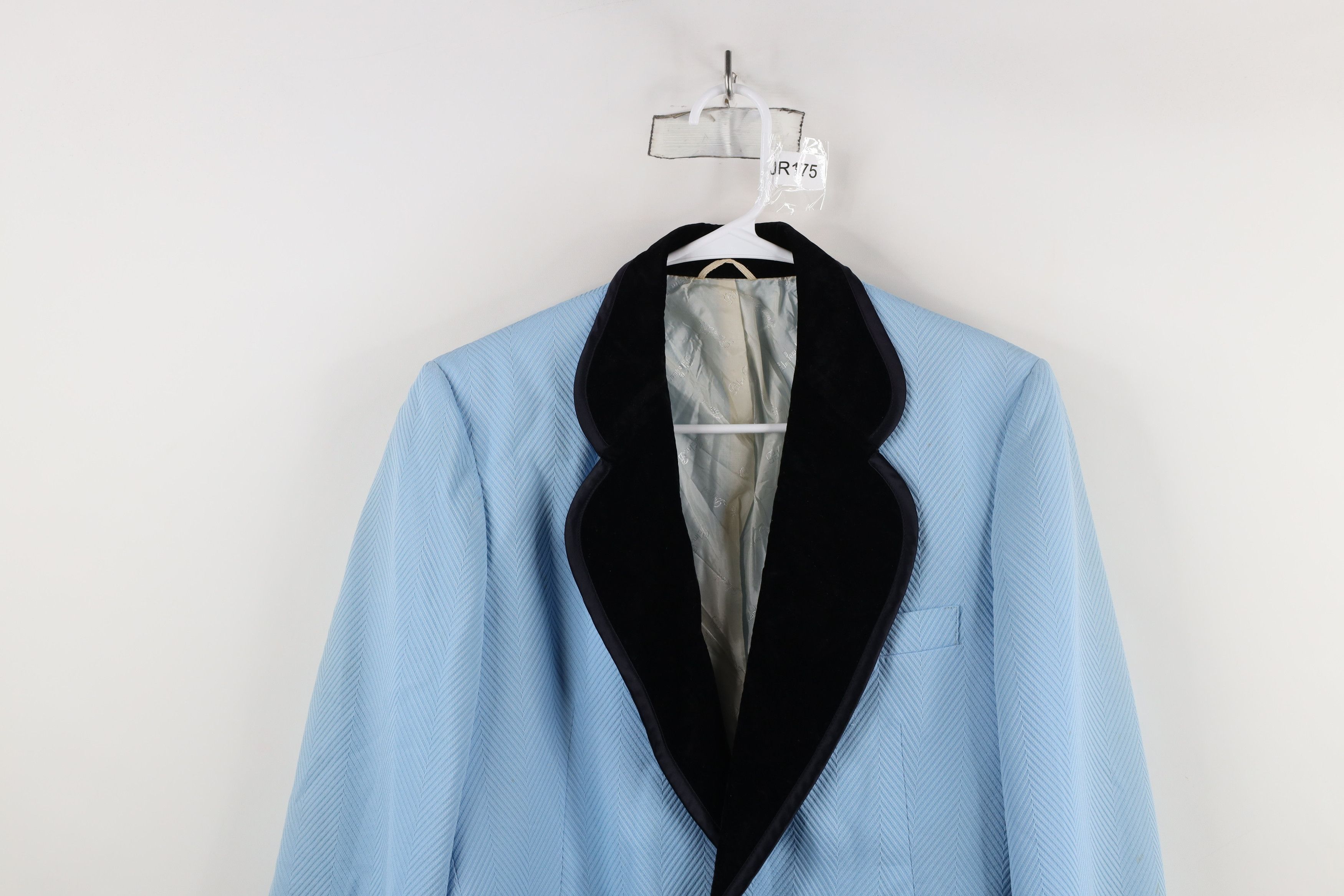 Vintage Vintage 60s Rockabilly Collar Smoking Prom Tuxedo Jacket Size US L / EU 52-54 / 3 - 2 Thumbnail