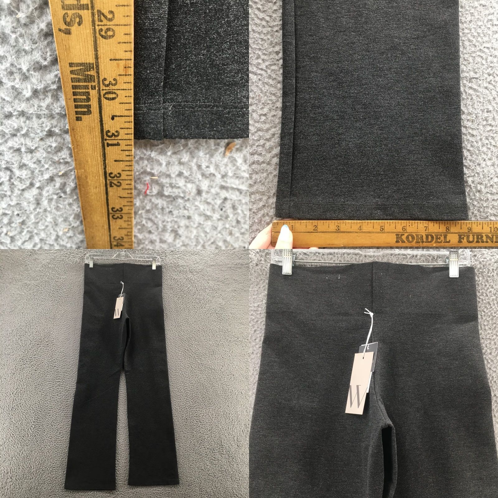 Worthington Worthington Ultra Sculpting Flare Pants Womens S Gray Pull On NEW Pants Size 28" / US 6 / IT 42 - 8 Thumbnail